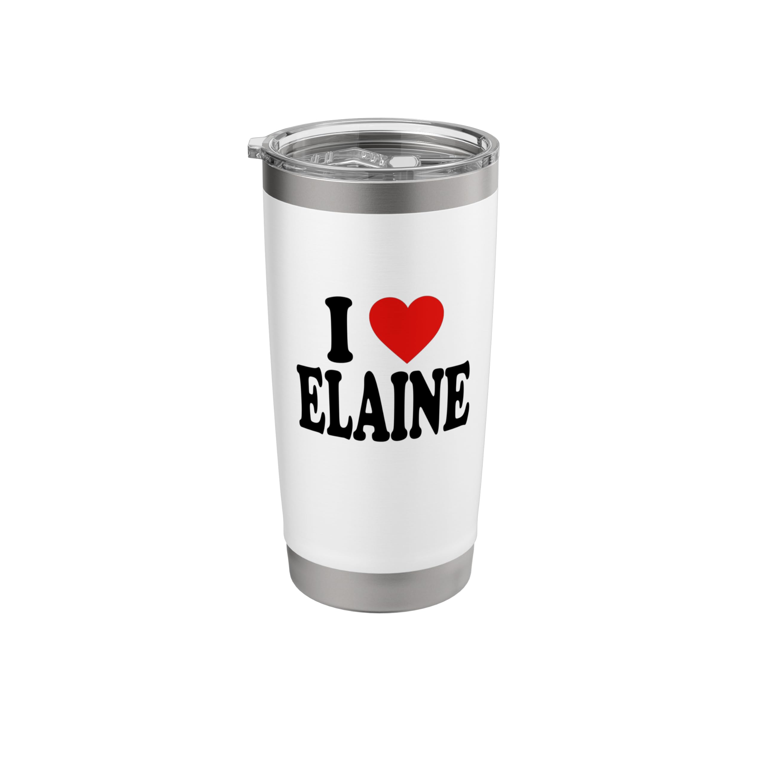 I HEART LOVE ELAINE Stainless Steel Insulated Tumbler