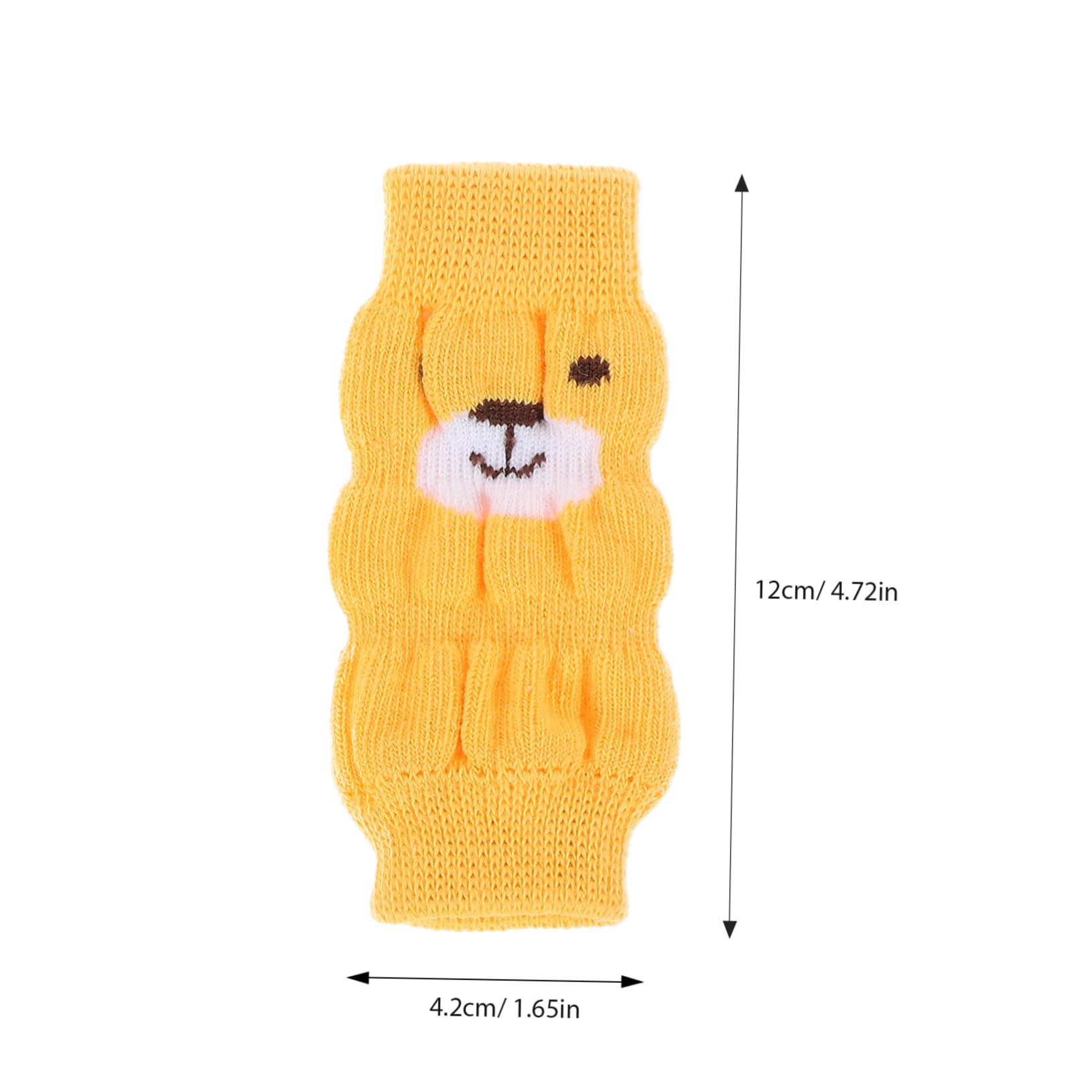 BESPORTBLE Pet Socks for Small Dogs 4 Pack -Slip Dog Leggings Winter Leg Protection Puppy Leg Sock Set