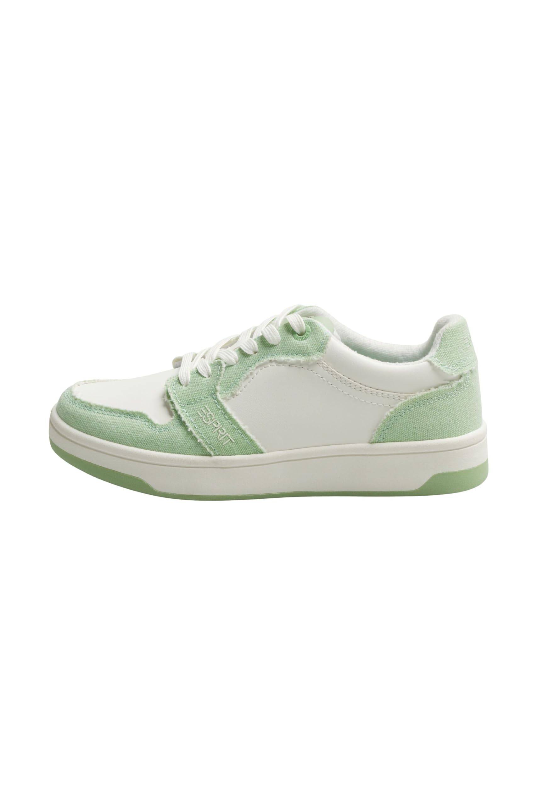 ESPRIT Women's Lace-up Sneaker, 330 Light Green, 6.5 UK