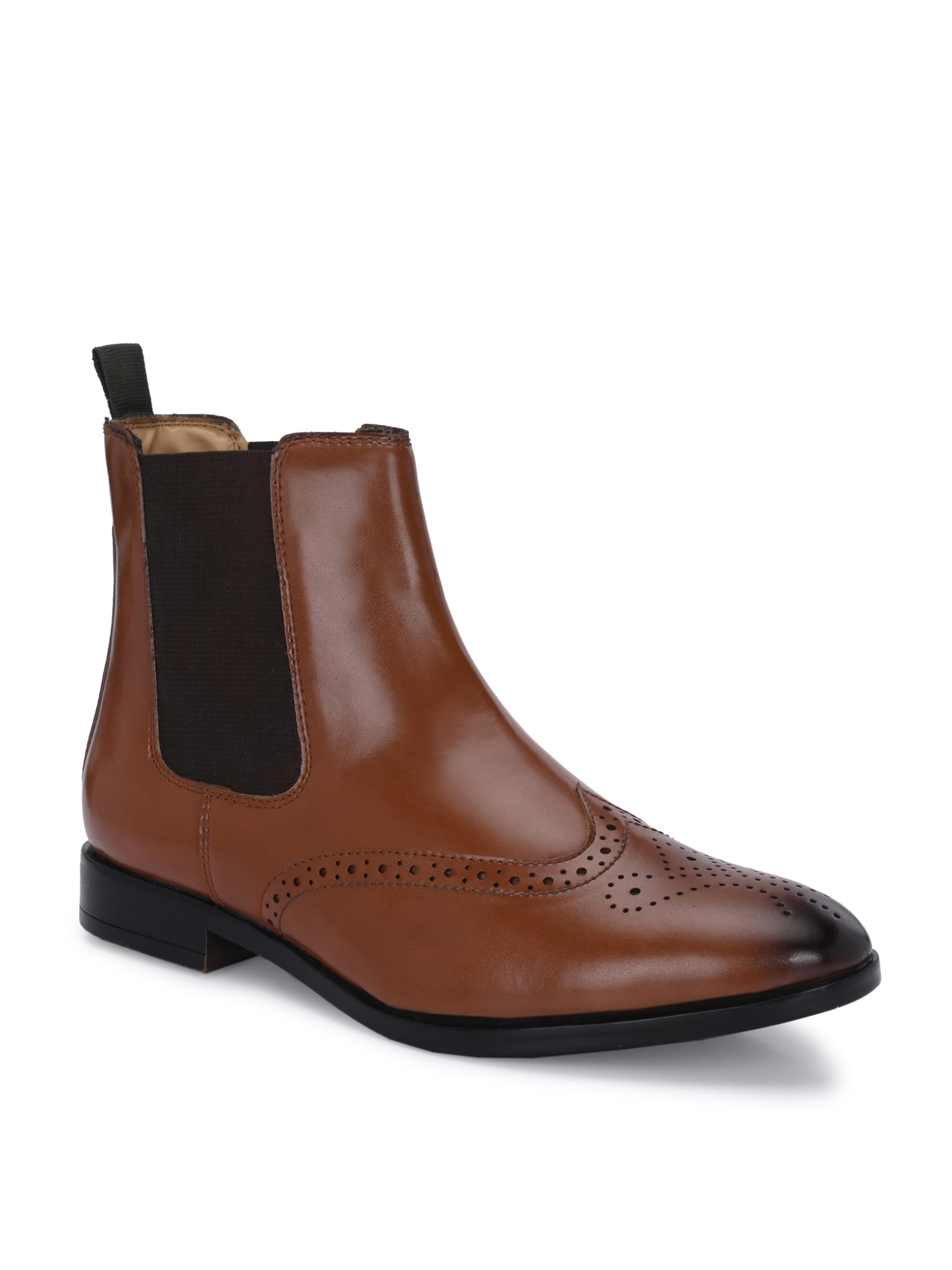 HiRELS Mens Outdoor Every Day Brogue Chelsea Boots|Soft Cushioned Insole |Slip-Resistance | Dynamic Feet Support, Arch Support & Shock Absorption (B0D227Q4BP) Amazon Price History, Amazon Price Tracker