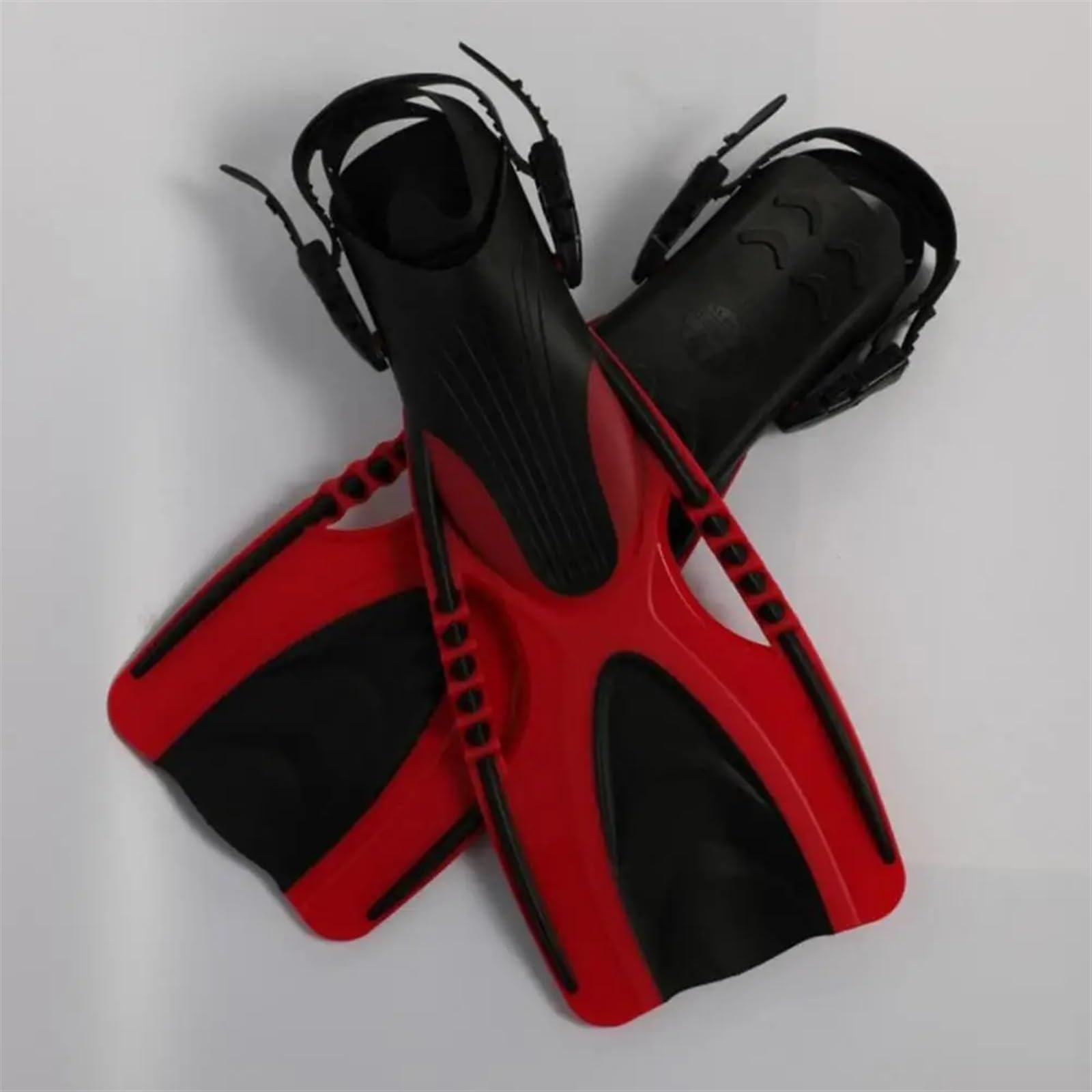Aletas Buceo Aletas de natación for adultos, aletas de natación con hebilla ajustable for adultos, aletas de snorkel cortas for buceo, natación, talón abierto, viajes for hombres Aletas De Buceo(Black