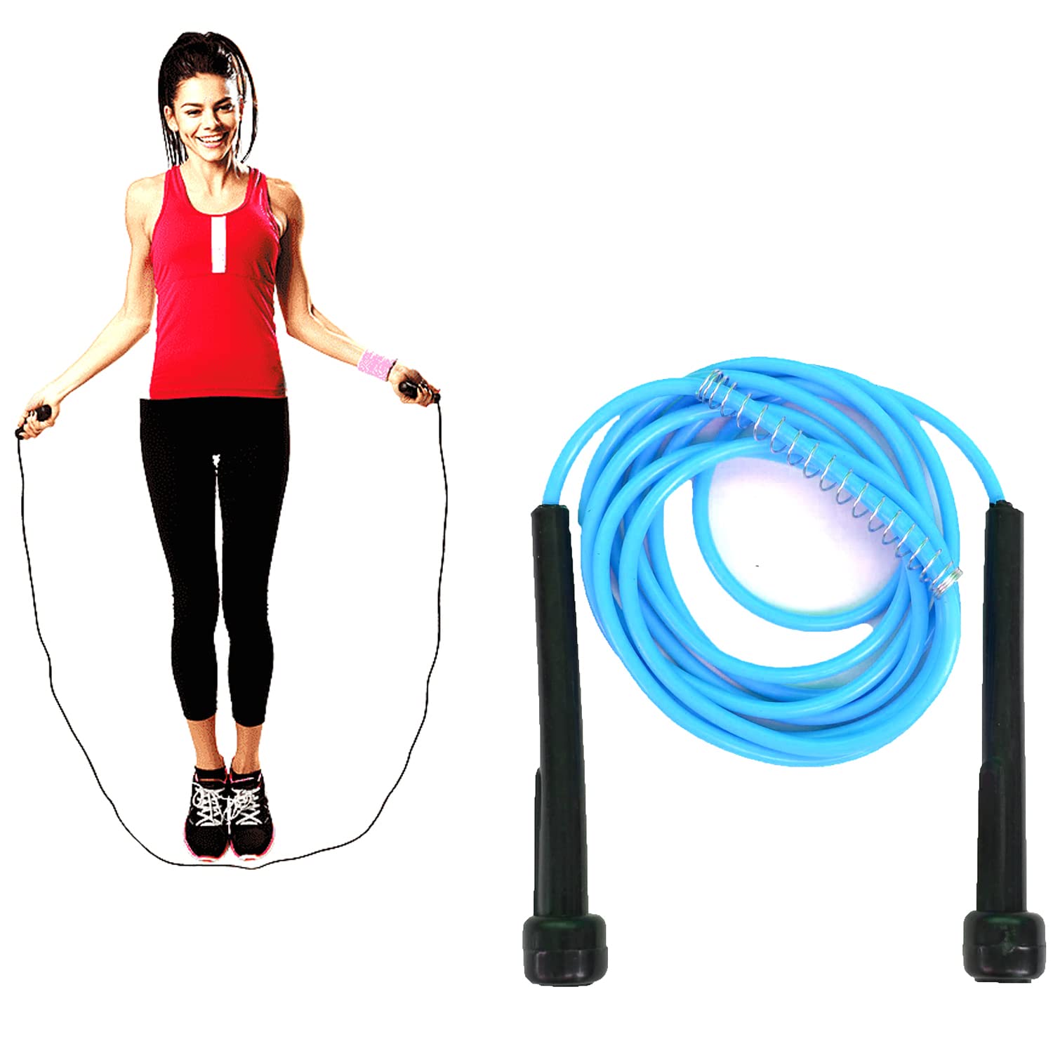 Skipping Rope for Men and Women Jumping Rope With Adjustable Height Speed Skipping Rope for Exercise, Gym, Sports Fitness Adjustable Jump Rope-Pencil-image-29