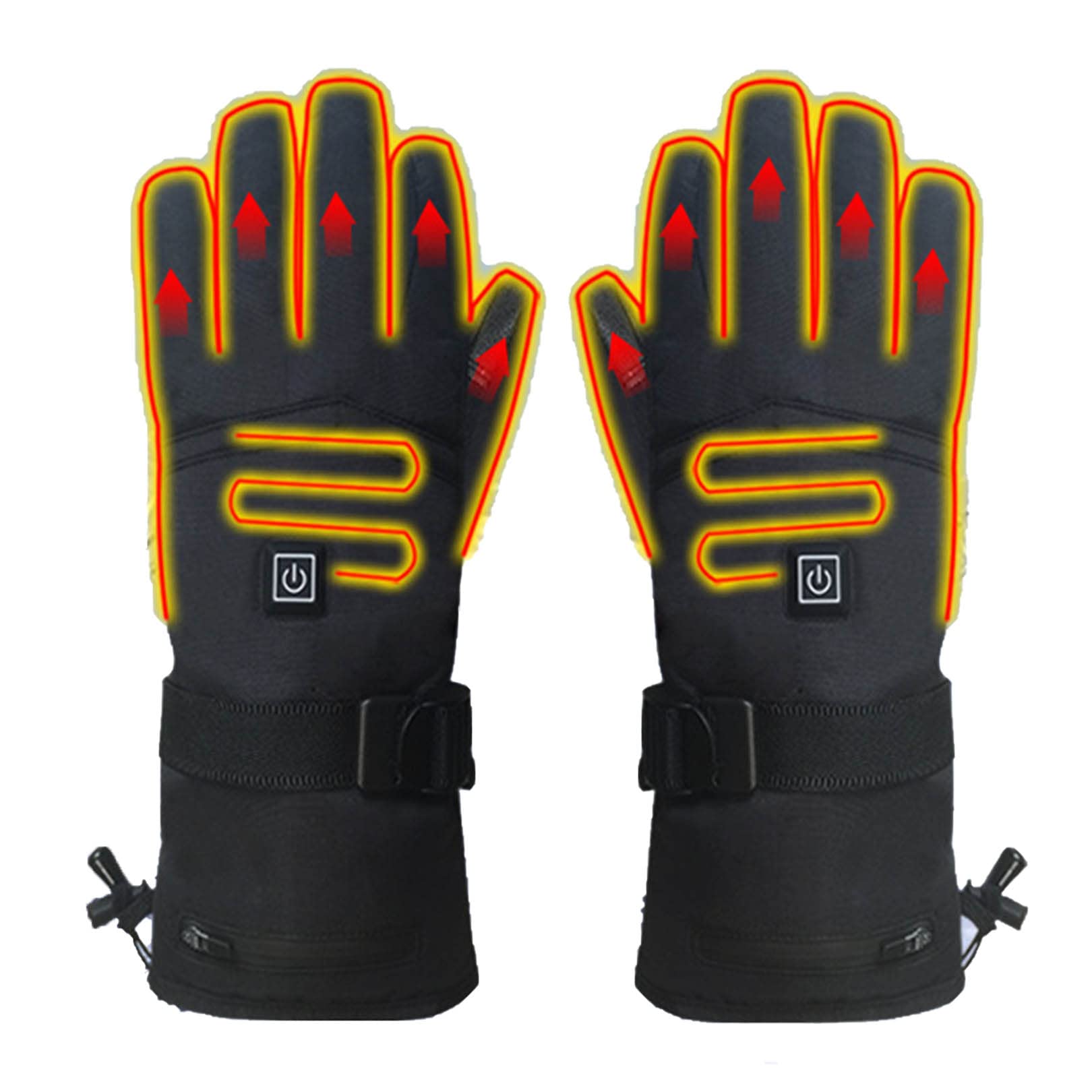 Guantes calefactables de invierno recargables para motos y frío extremo unisex