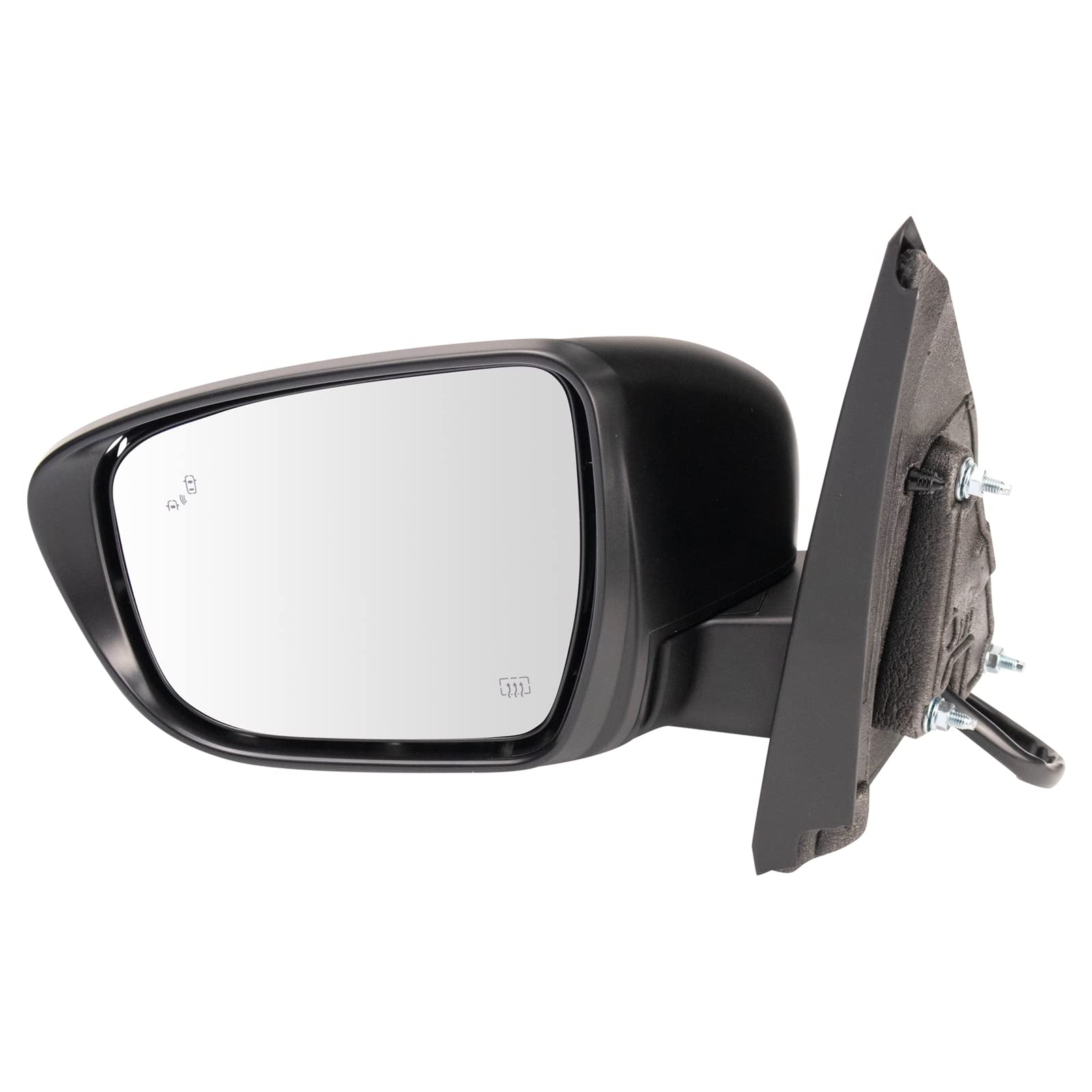 Amazon.com: TRQ Driver Side Power Heated Mirror Smooth Black