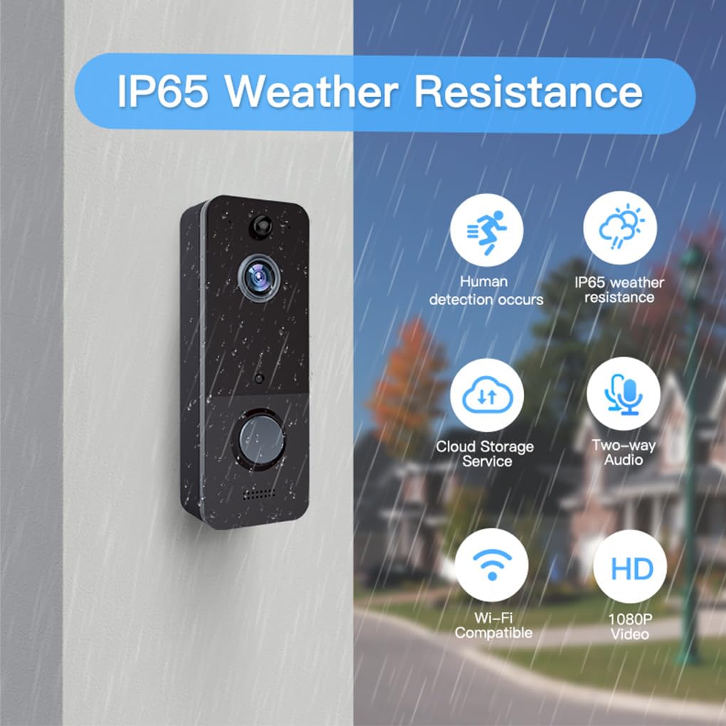 WiFi Smart Door Bell Infrared Night View Wireless Doorbell Alarm