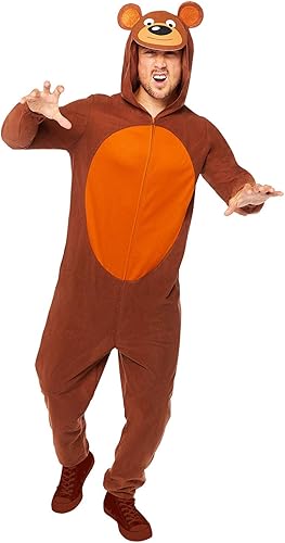 amscan Disfraz Adulto Pijama de Oso Talla Plus