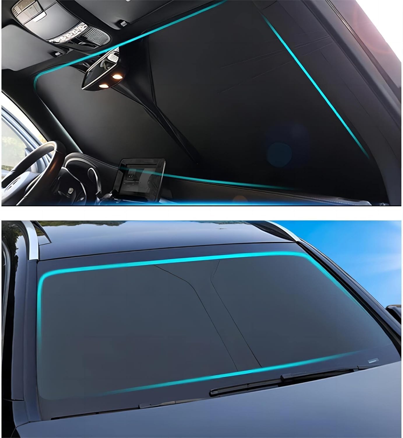 Pare-Soleil Avant Voiture Pour MINI Cooper R55 R56 R60 R61 F54 F55 F56 F57 F60 Clubman – Protection UV & Chaleur