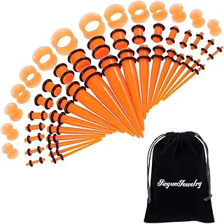 JieyueJewelry 50 Pieces Ear Stretching Kit 14G-00G by JieyueJewelry