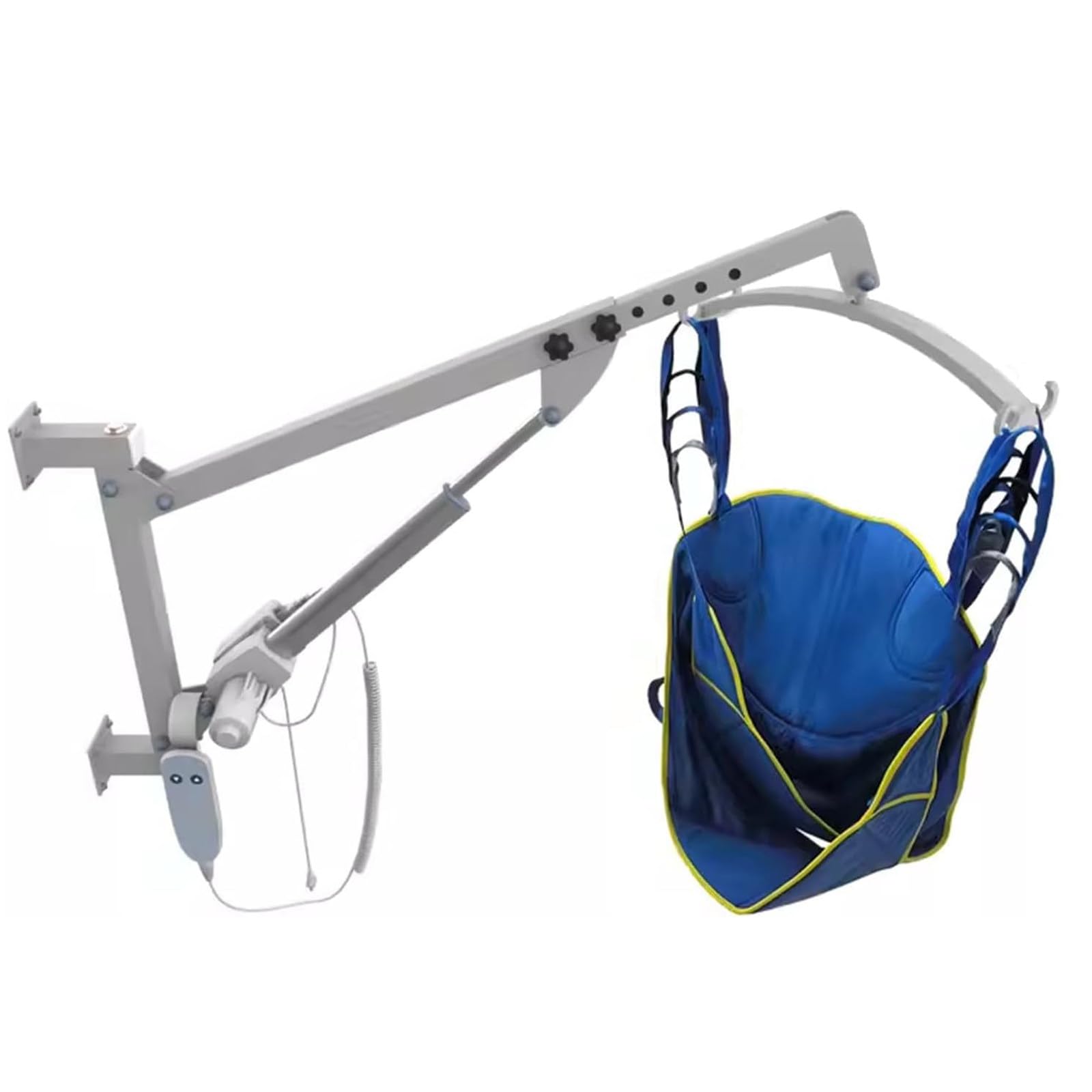 Grúas de Eslinga para Ayudar en el traslado de Personas Mayores, Eslinga de elevación de Pacientes para Transferencia asistida, de Cuerpo Completo y postrados en Cama,Carga De 150 Kg