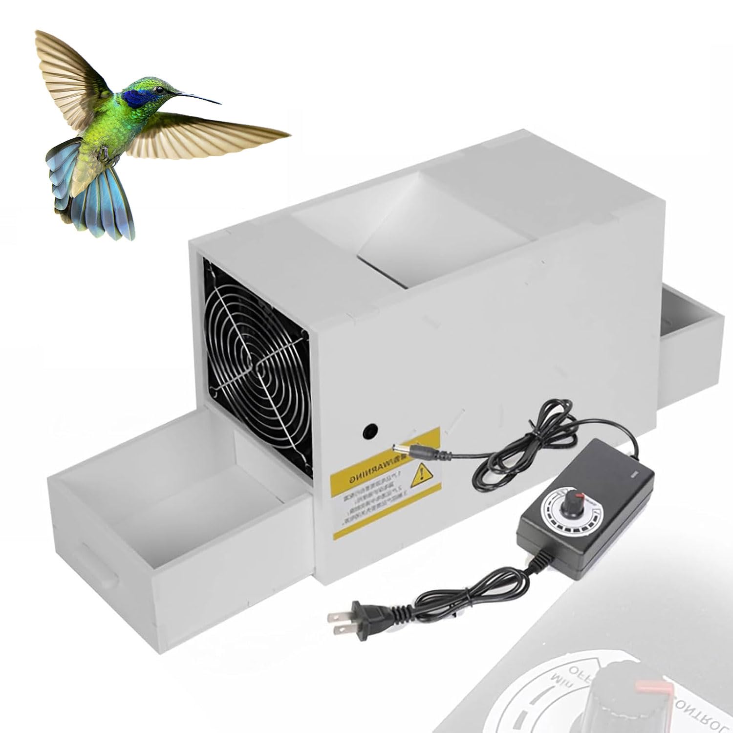 Machine de nettoyage des grains pour aliments pour oiseaux avec double tiroir et vent réglable