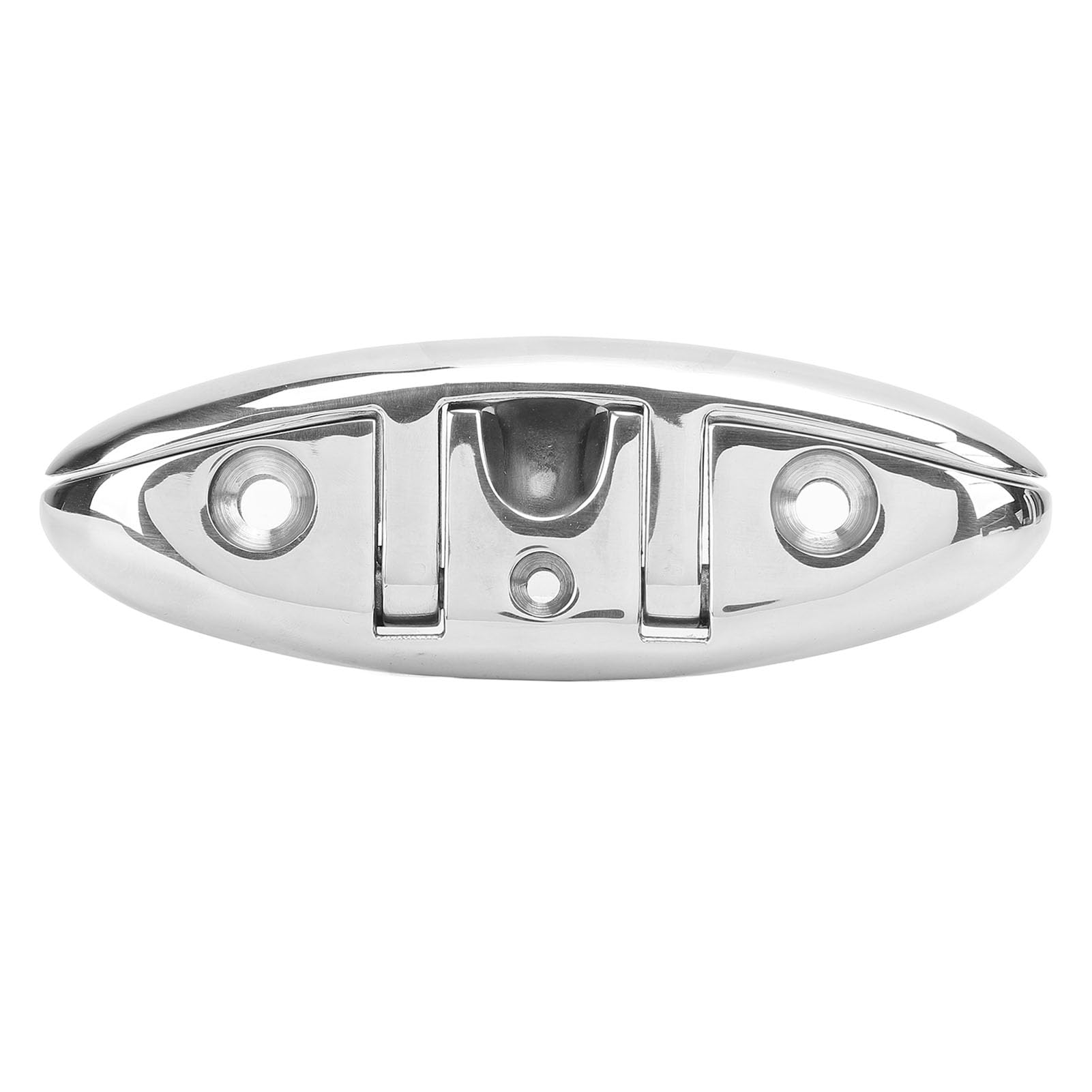 Boat Folding Cleat for 6in 316 Stainless Steel Highly Polished Secure Fixation Marine Dock Cleat for RV Yacht Speedboat