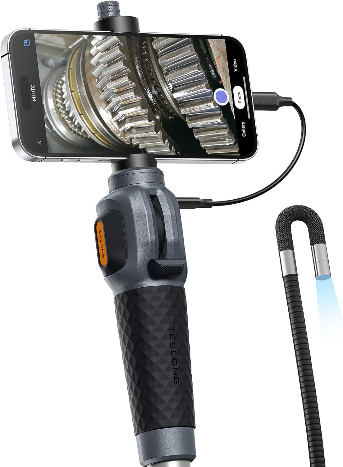 Amazon.co.jp: Teslong 先端可動式 ファイバースコープ 210°双方向回転