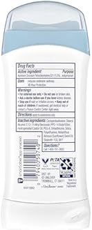 Dove Invisible Solid Antiperspirant Deodorant Stick for Women, Sensitive, For All Day Underarm Sweat & Odor Protection 2.6 oz