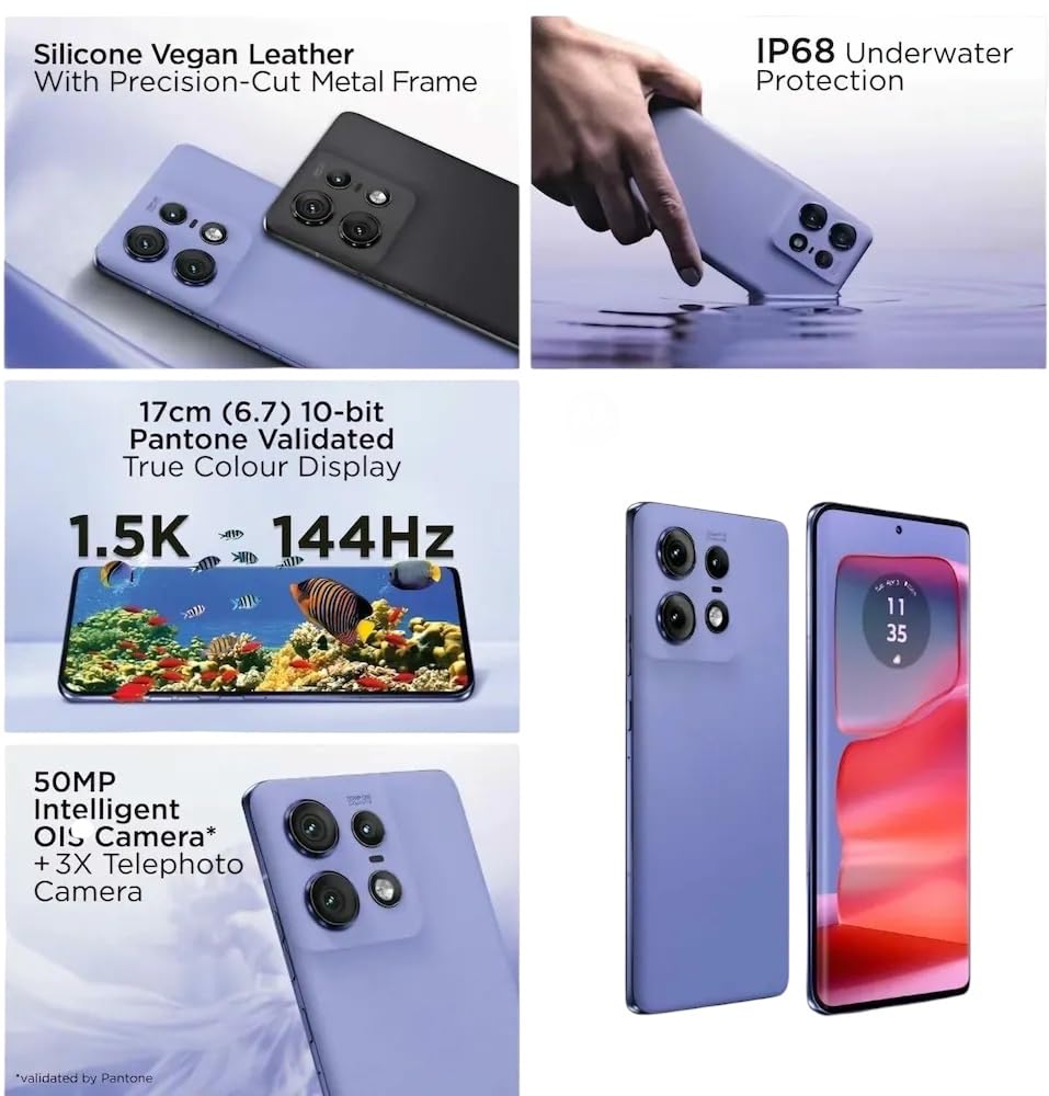 Edge 50 Pro 5G 125W Charger 12GB RAM, 256GB Storage (Repacked