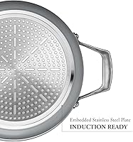 Vista 7 de TECHEF - Colección CeraTerra, olla de sopa de 5 cuartos de galón de cerámica antiadherente con tapa de vidrio (libre de PFAS, PTFE y PFOA)