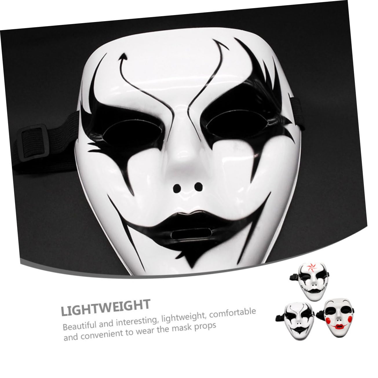 Healvian 15 Pezzi Maschere Halloween Design per e Cosplay Facili Indossare e Rimuovere per e