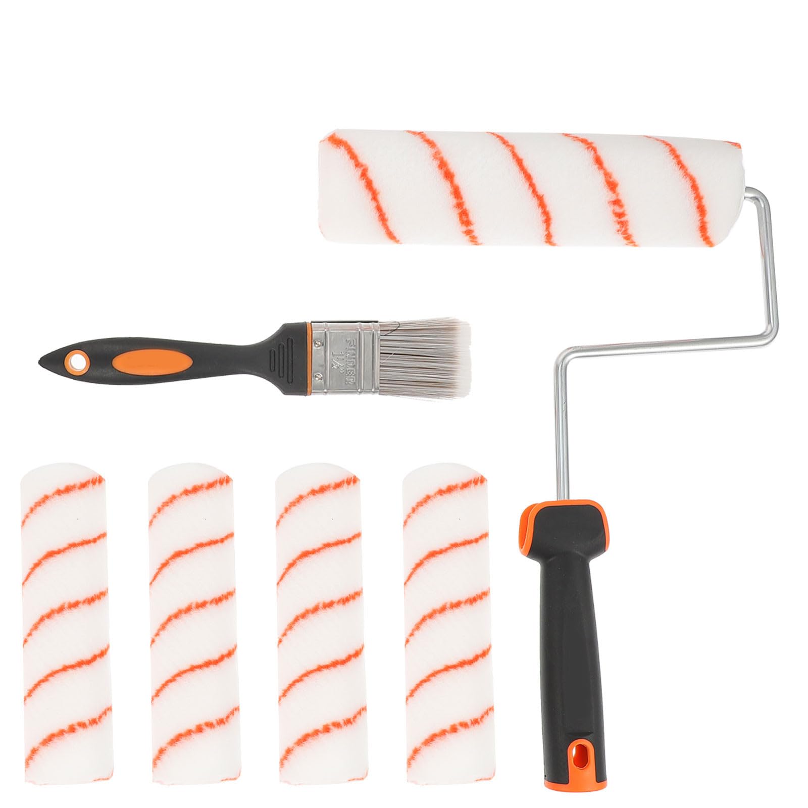 Juego de Rodillos de Pintura y Pinceles 8 Piezas [herramienta de Pintura] [accesorios para Pintar Paredes] [portátil, Fácil de Usar] [para Decoración y Reparación Color Aleatorio