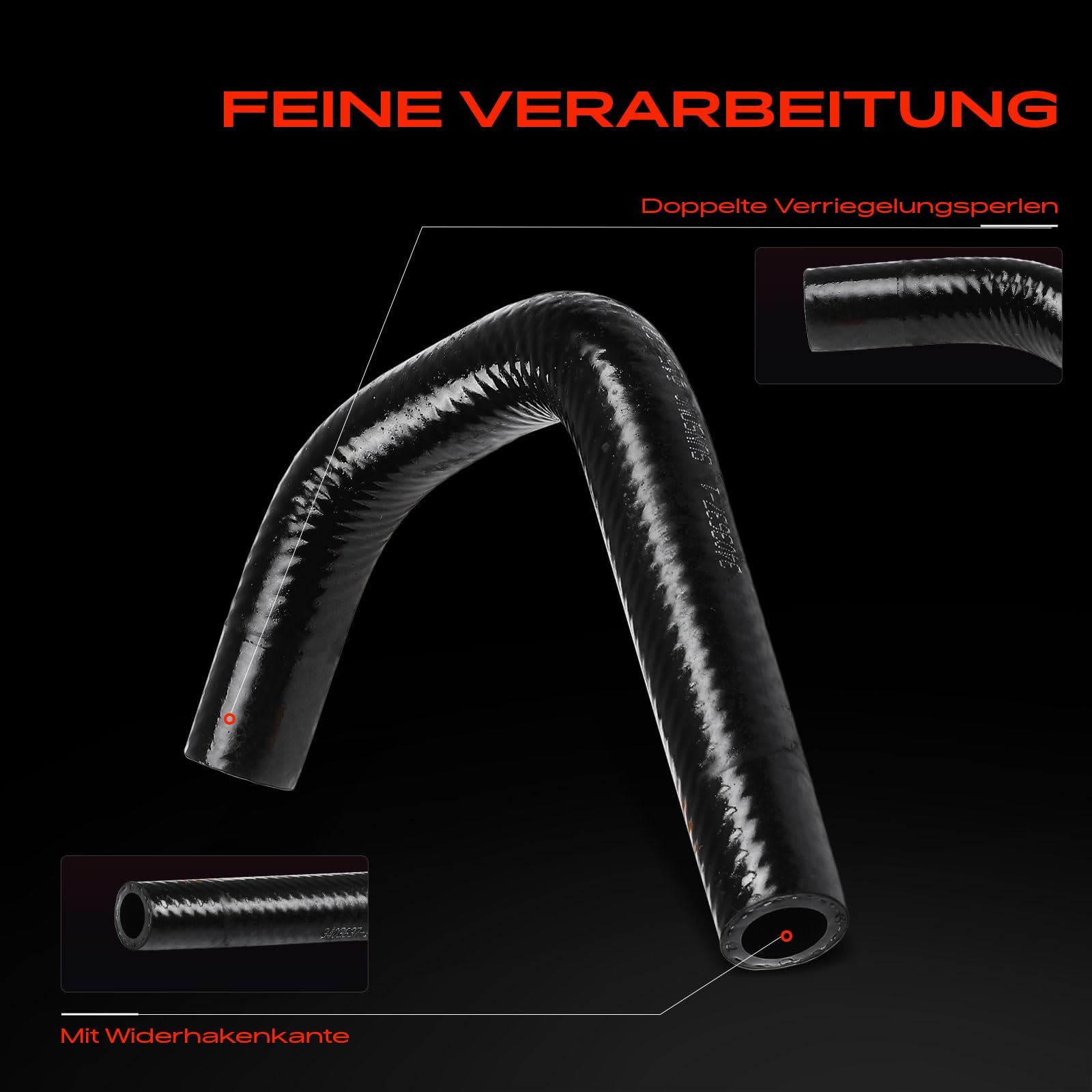 Frankberg Hydraulikschlauch Lenkung Benzin 32411092982 | Kompatibel mit Z3 R.o.a.d.s.t.e.r E36, 3er Compact E36, 3er Touring E36, 3er Coupe E36, 3er E36, 3er Cabriolet E36