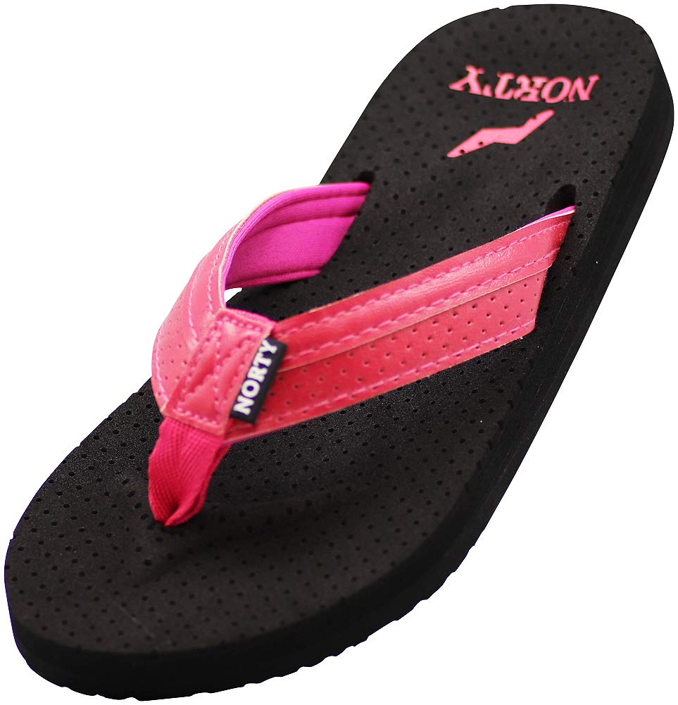 NORTYWomens Platform Flip Flop Thong Sandal - Runs 1 Size Small