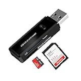 USB 3.0 SD/TF Card Reader - High-Speed Multi Memory Card Adapter for PC, Laptop, Phone