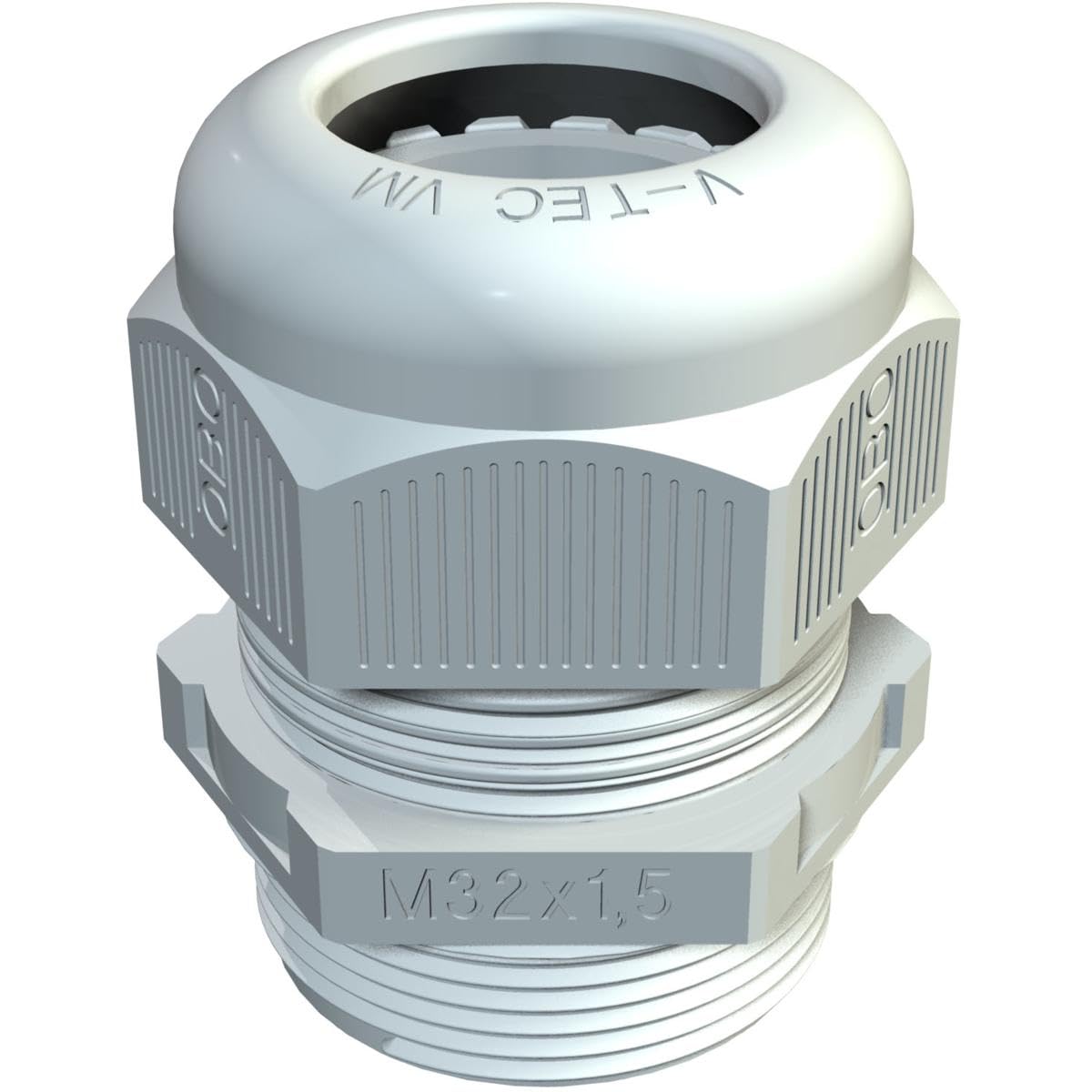 OBO Bettermann Kabelverschraubung V-TEC VM M12 – Lichtgrau Product Description