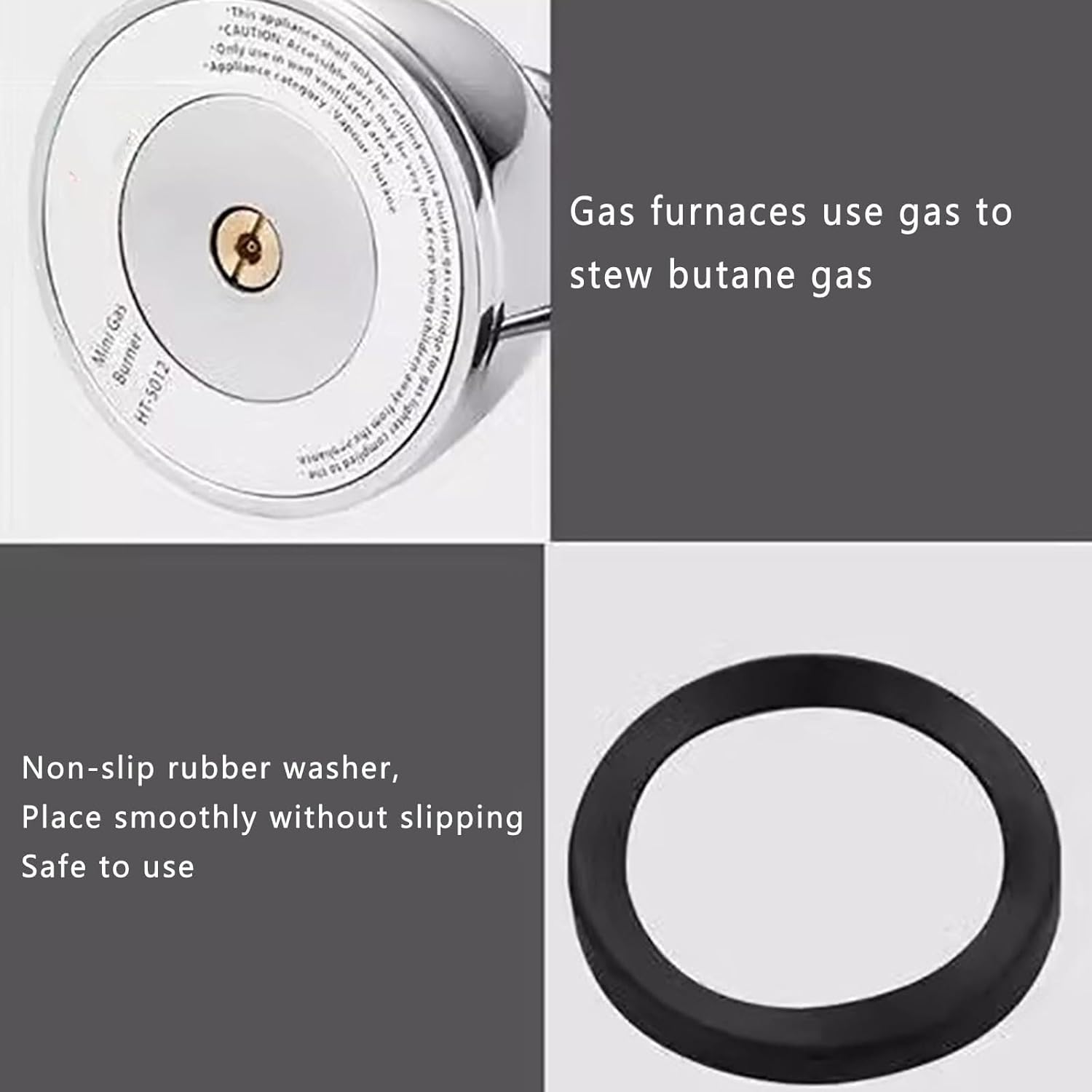 Small Coffee Gas Stove, Mini Butane Burner, 35g Air Storage Capacity and 1200℃ Max Heating Temp, Durable Material and Easy to Carry, for Coffee, Laboratory, Camping