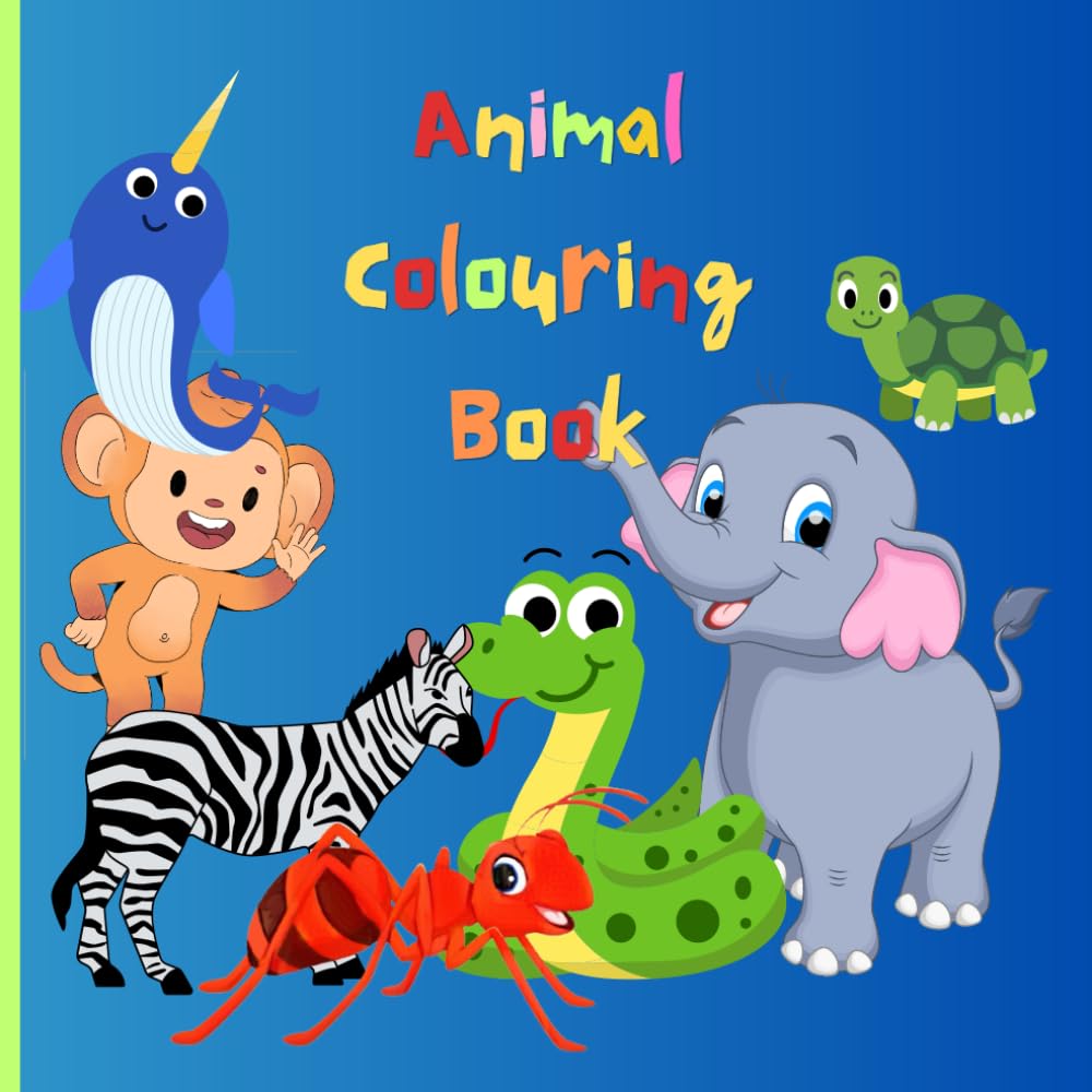 Cute Animal Coloring Book - Ages 5 to 9: Learning with Color for kids