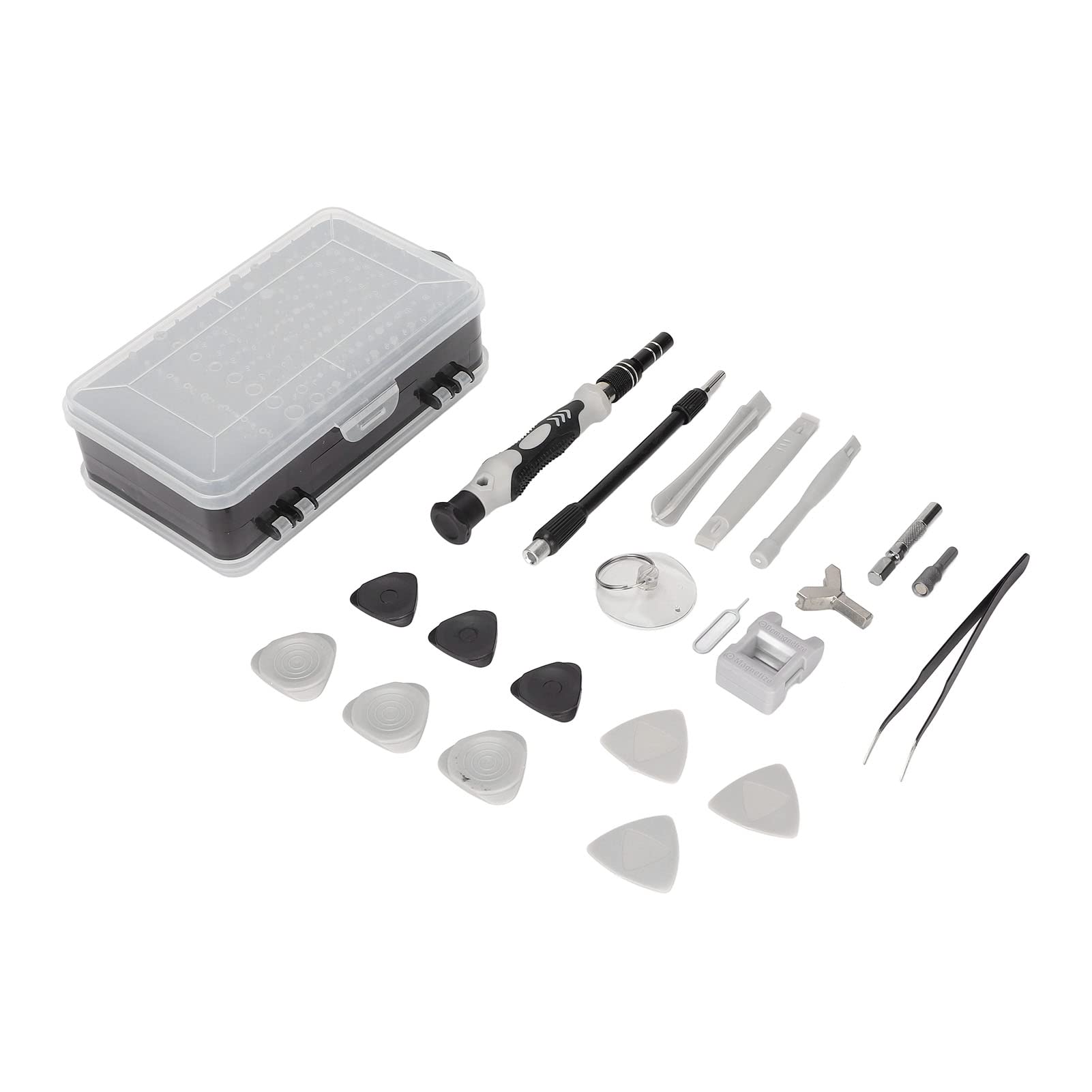 Septpenta 138 Teiliges Mini Schraubendreher Set, Vielseitig Einsetzbar, Praktischer, Flexibler, Magnetisches Design, Schrauben Fallen Nicht Ab, Ergonomisches Design für Die Gerätewartung