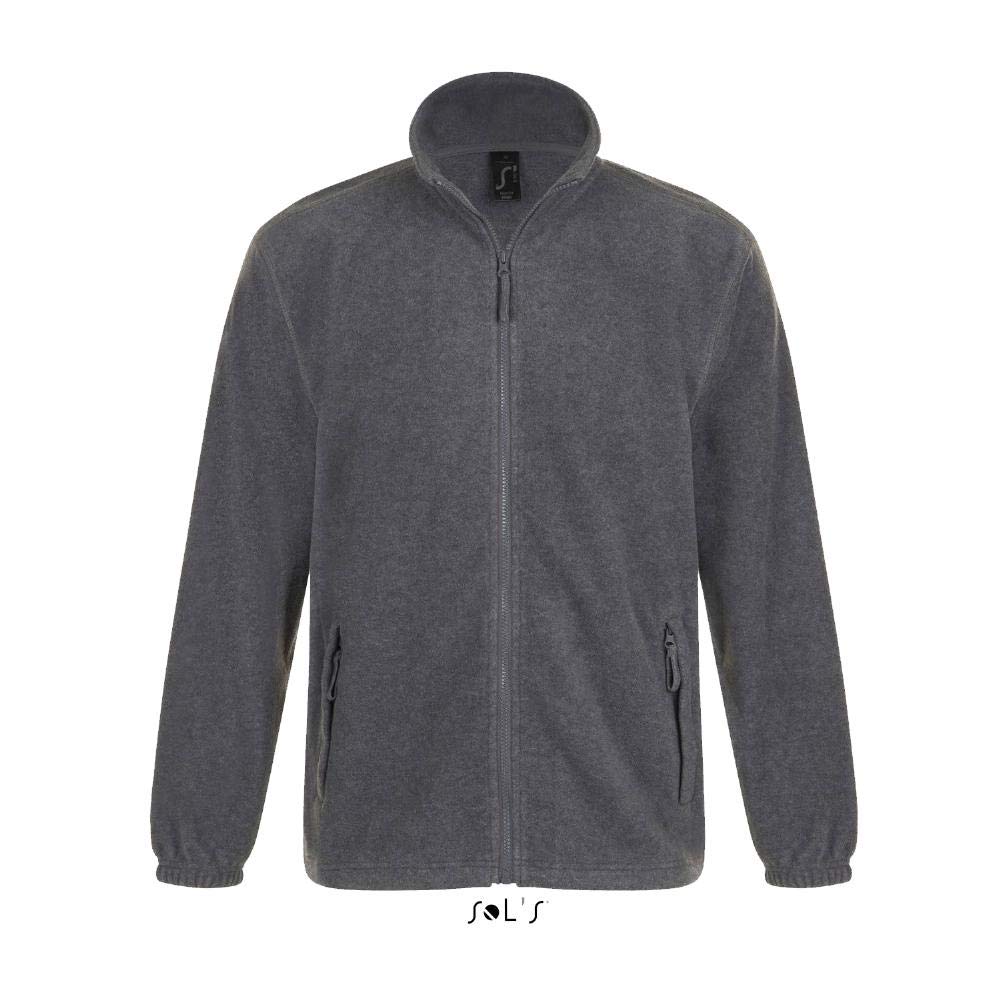 Forro polar Hombre SOLS North tacto suave y alta densidad térmica azul 7