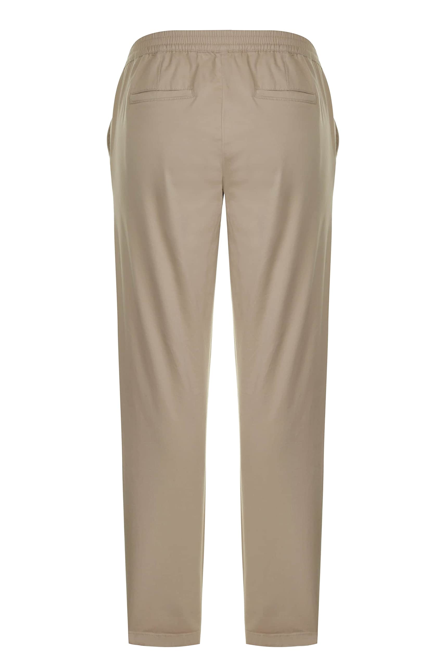Ulla Popken Femme Grandes Tailles Chino Rena, Taille partiellement élastique et Jambe Carotte 793973