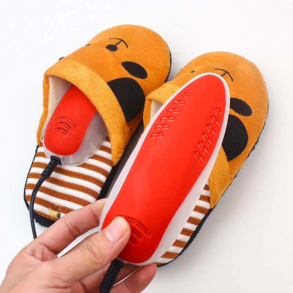 Asciuga Scarpe Asciuga Scarpe Invernali Deodorante Scalda Scarpe, Adatto per Scarpe E Guanti Scarpe in Pelle, Scarpe in Tessuto, Stivali, Stivali da Pioggia, Guanti, ECC,Red,14 * 4cm