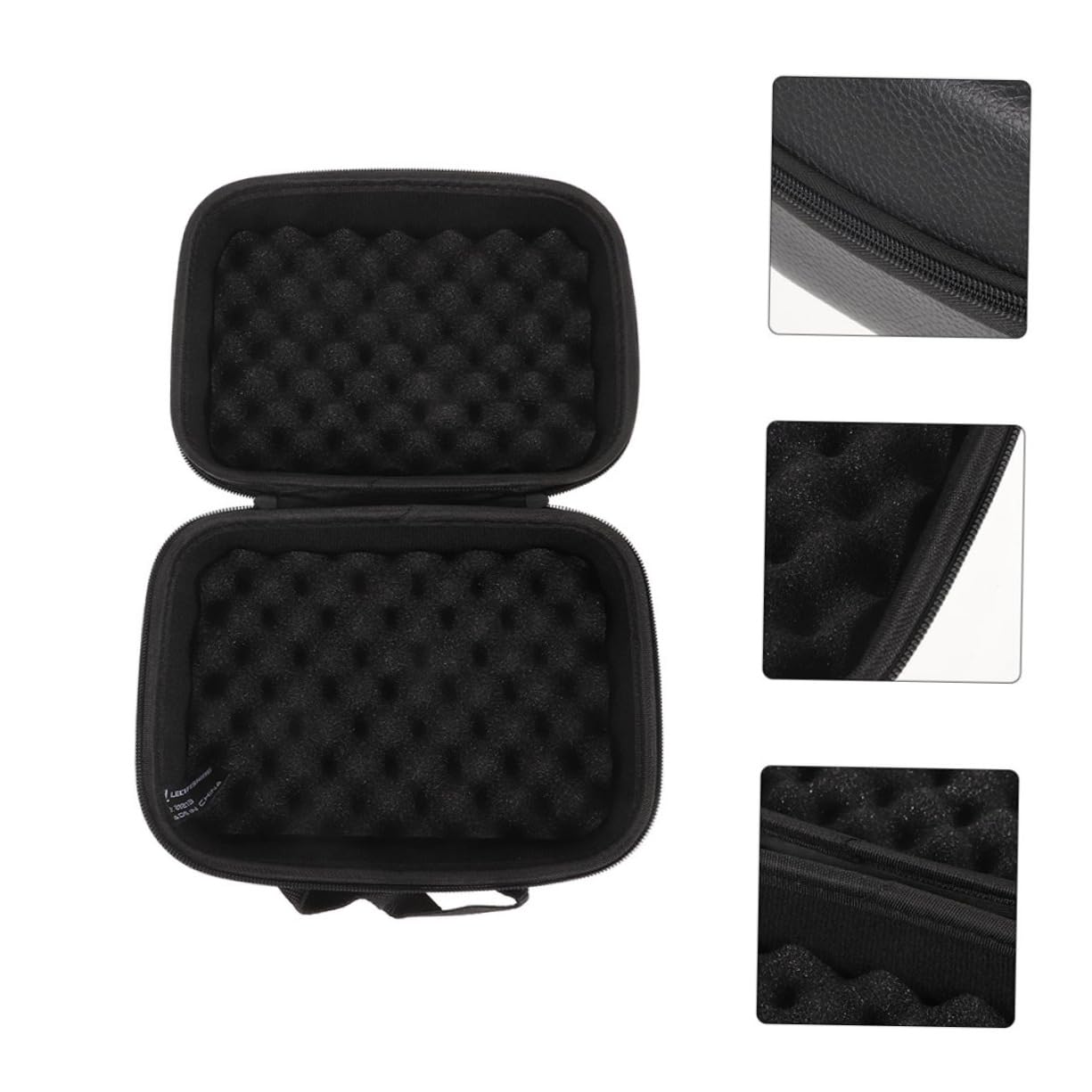Mipcase Borsa Porta Mulinello da Pesca in Eva Nero, Compatta e Portatile, Custodia Protettiva per Mulinelli e Canne da Pesca, Confezione da 2 Pezzi per Attività all Aperto