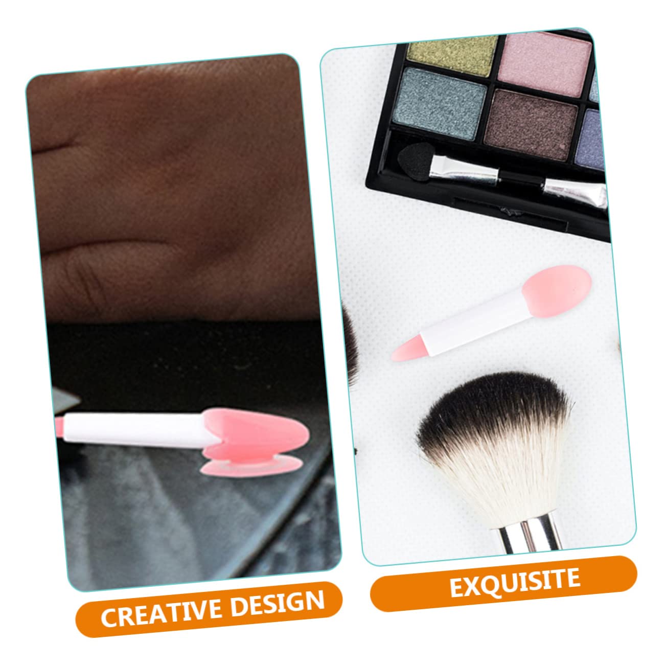 Ipetboom 40pièces Couvercles Silicone Pour Pinceaux à Lèvres Protège-brosse Anti-perte Pour Rangement Cosmétique