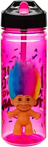 Zak Trolls - Botella de agua reutilizable de plástico Tritan de 19 onzas