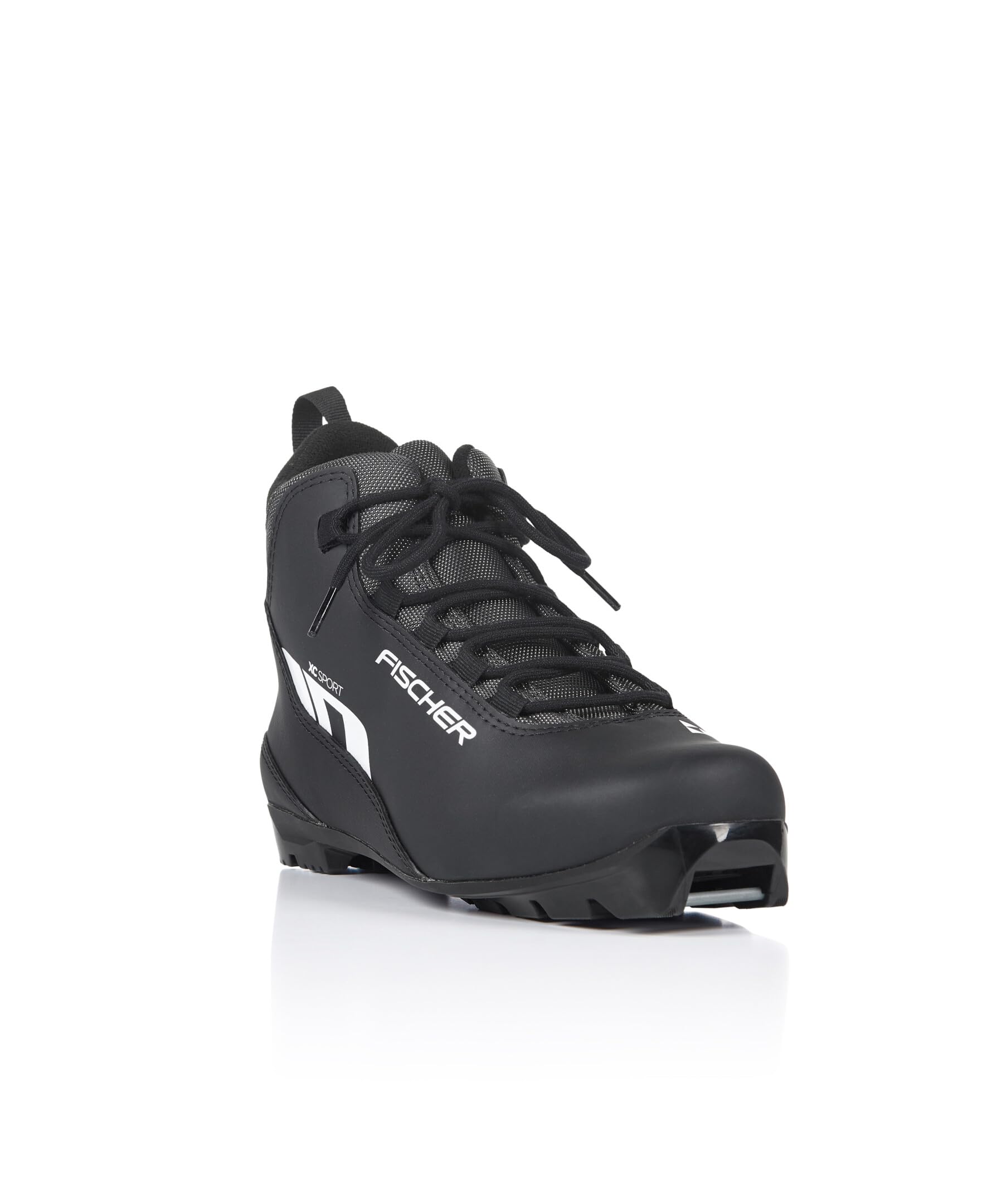 FISCHER XC Sport - Botas de esquí para hombre, cálidas, ligeras, duraderas, cómodas, estables, antideslizantes, de encaje completo, para esquí, deporte, fitness y deportes