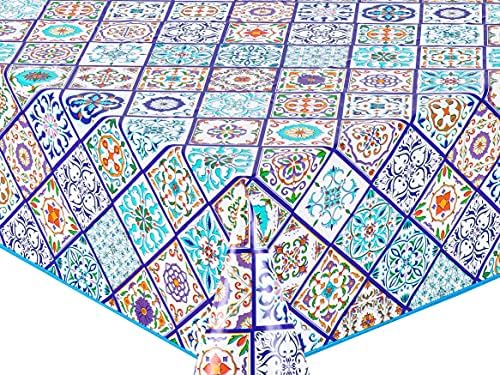 Home Direct Round Oilcloth PVC Wipe Clean Tablecloth Table Cover 155cm 61"