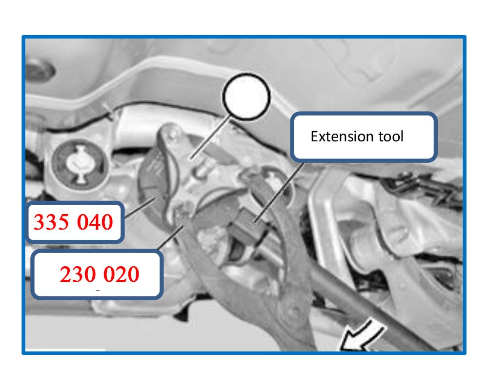 Kommen Tools Drive Shaft Nut Remover and Installer Tool Set Compatible for BMW