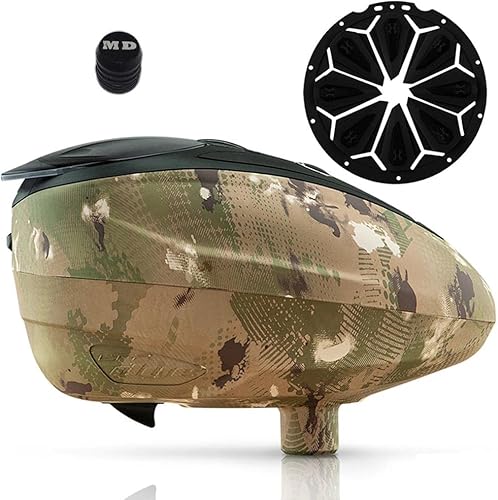 Maddog Dye LT-R - Cargador electrónico de paintball con alimentación de velocidad épica del ejército HK y relleno de tanque de paintball HPA paquete