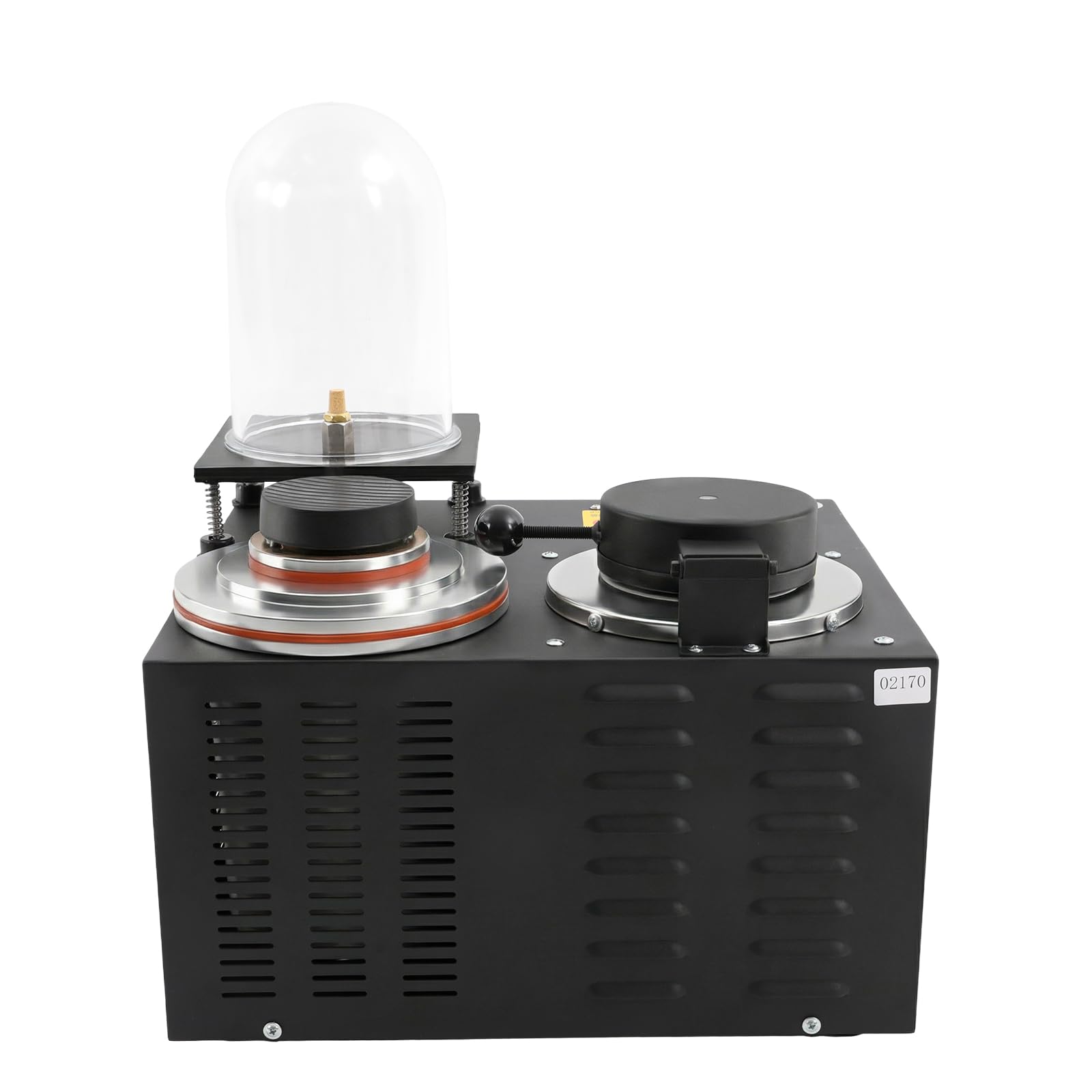 2KG Guss Vakuum Maschine, Schmelzmaschine mit digitales Display, Glocke & Präzisionsmanometer, 4CFM Vakuum-Einbettgussmaschine zum Gießen von Schmuck und Schmelzen
