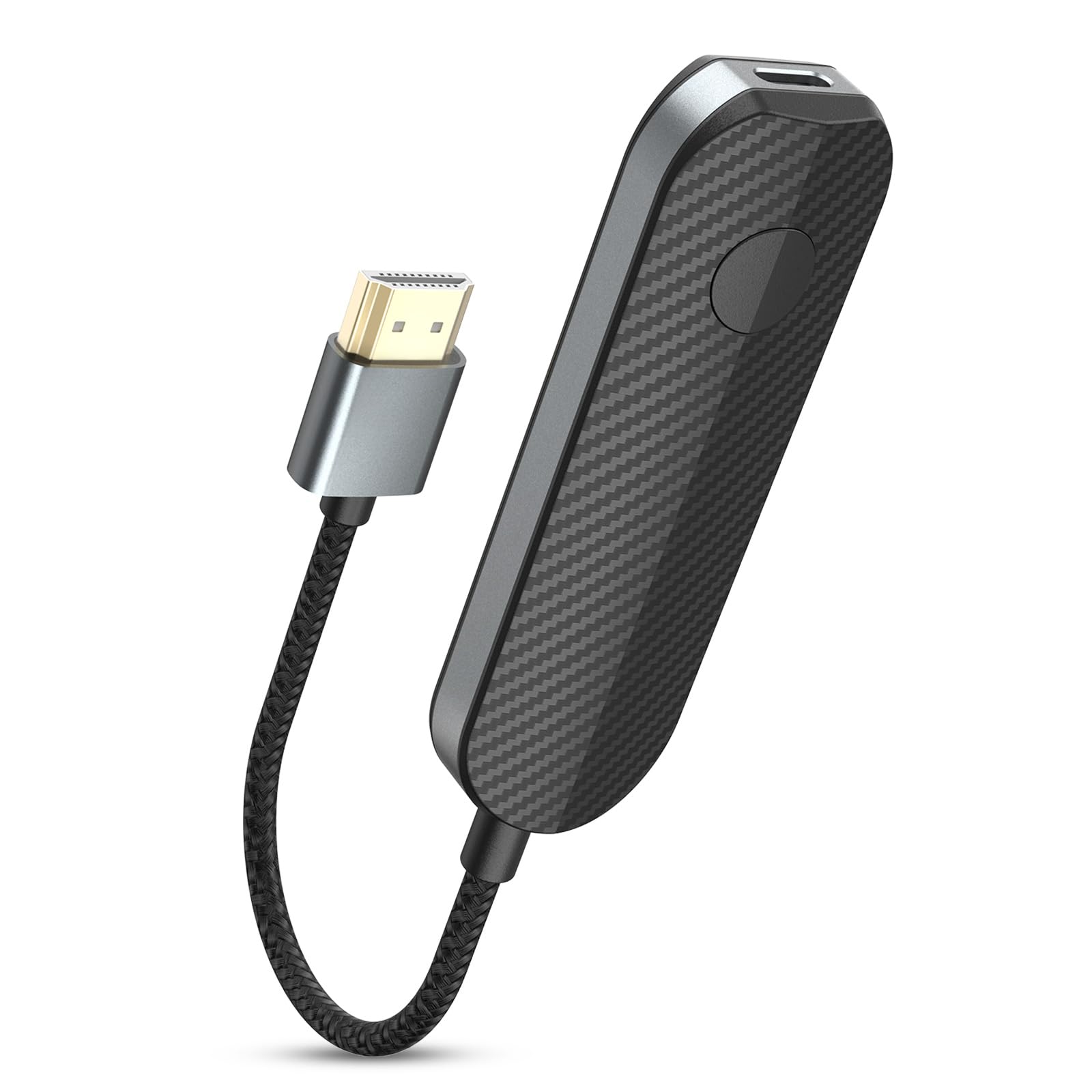 lulaven iShare Wireless HDMI Display Adapter, Streaming Device for iPhone to TV, HD Video and Audio Sync, HDMI Adapter for iPad, Streaming Mirroring YouTube to TV, 33FT Transmission, Black