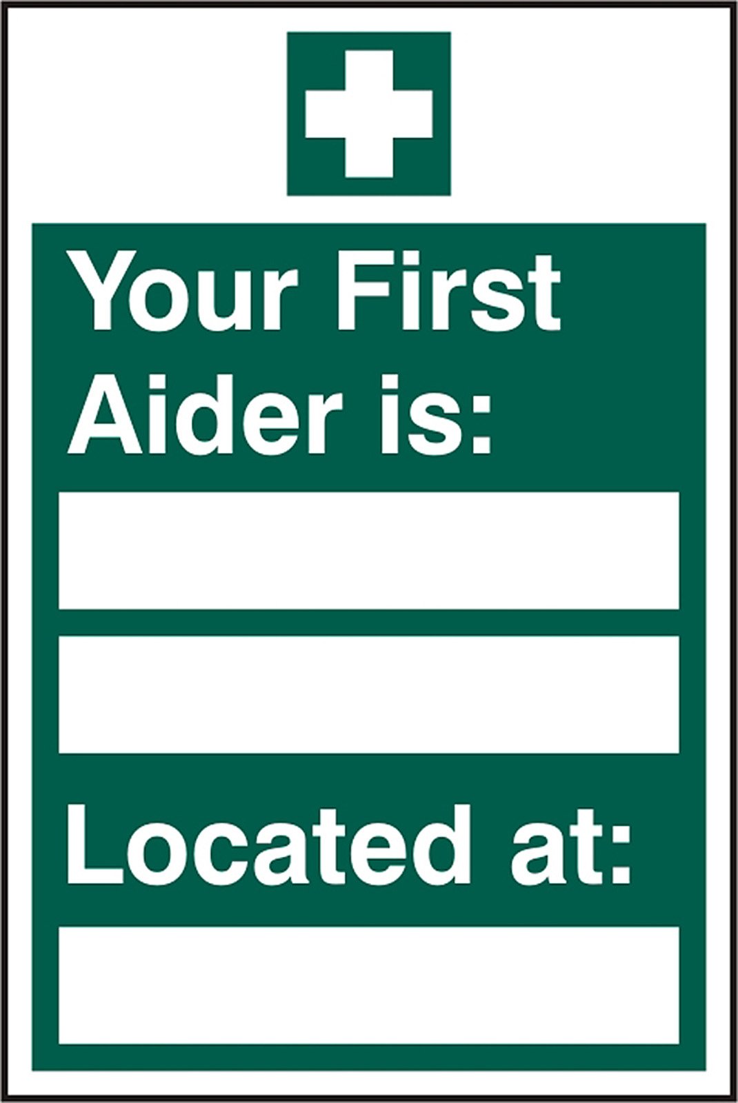 Premier secours Localisé lot de 5 signalisations 200 mm x 300 mm pour bureaux