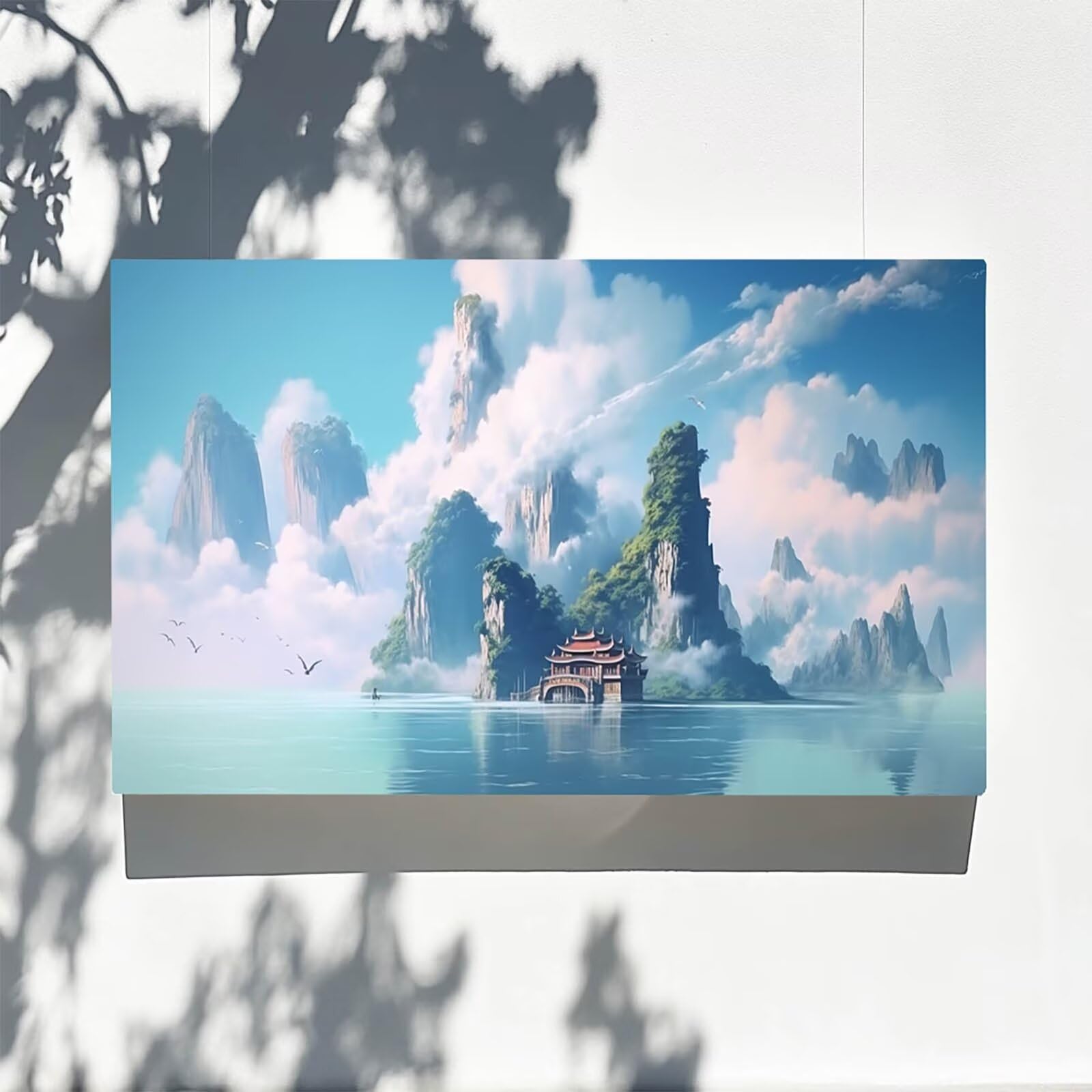 Pintar por Numeros Adultos Montaña, Pintar por Numeros Niños Kit Manualidades Adultos Paisaje Cuadros para Pintar por Numeros Pintura Acrílico, Cuadros Decoracion Salon Modernos 80X160cm 7w-B-G