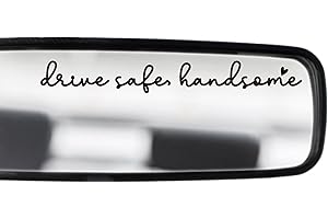 3 Spirits Drive Safe Handsome Mirror Decal