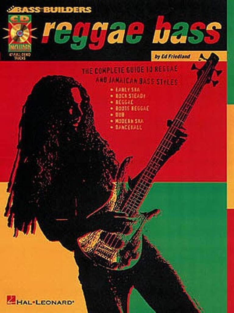 Reggae Bass Book | Complete Guide to Jamaican Bass Styles Songbook | 47 Demo Tracks with Bass Tab and Standard Notation | Ska, Rock Steady, Roots Reggae, Dub etc. | Bass Builders Series Sheet Music