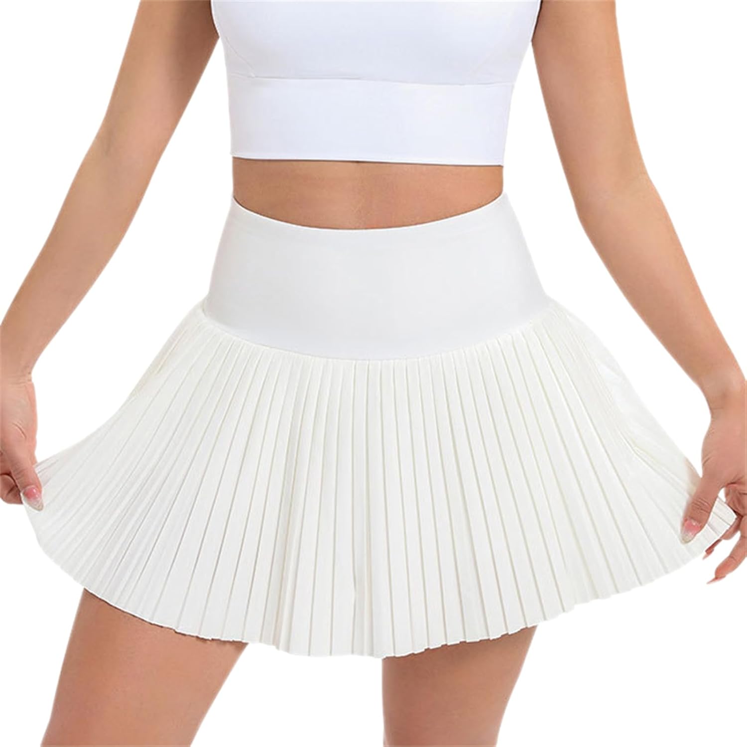 SANGTREE Women's Quick Dry Pleated Tennis Skorts Skirt