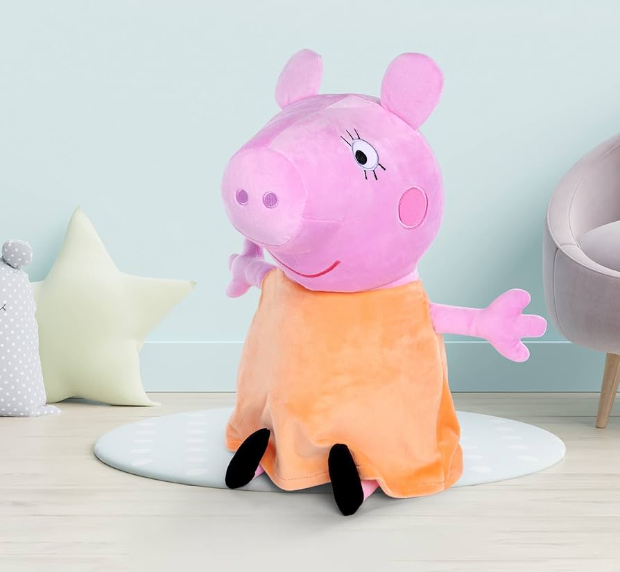 Amazon.com: Simba 109261004 Peppa Pig Plush Mama Pig, 35 cm, in