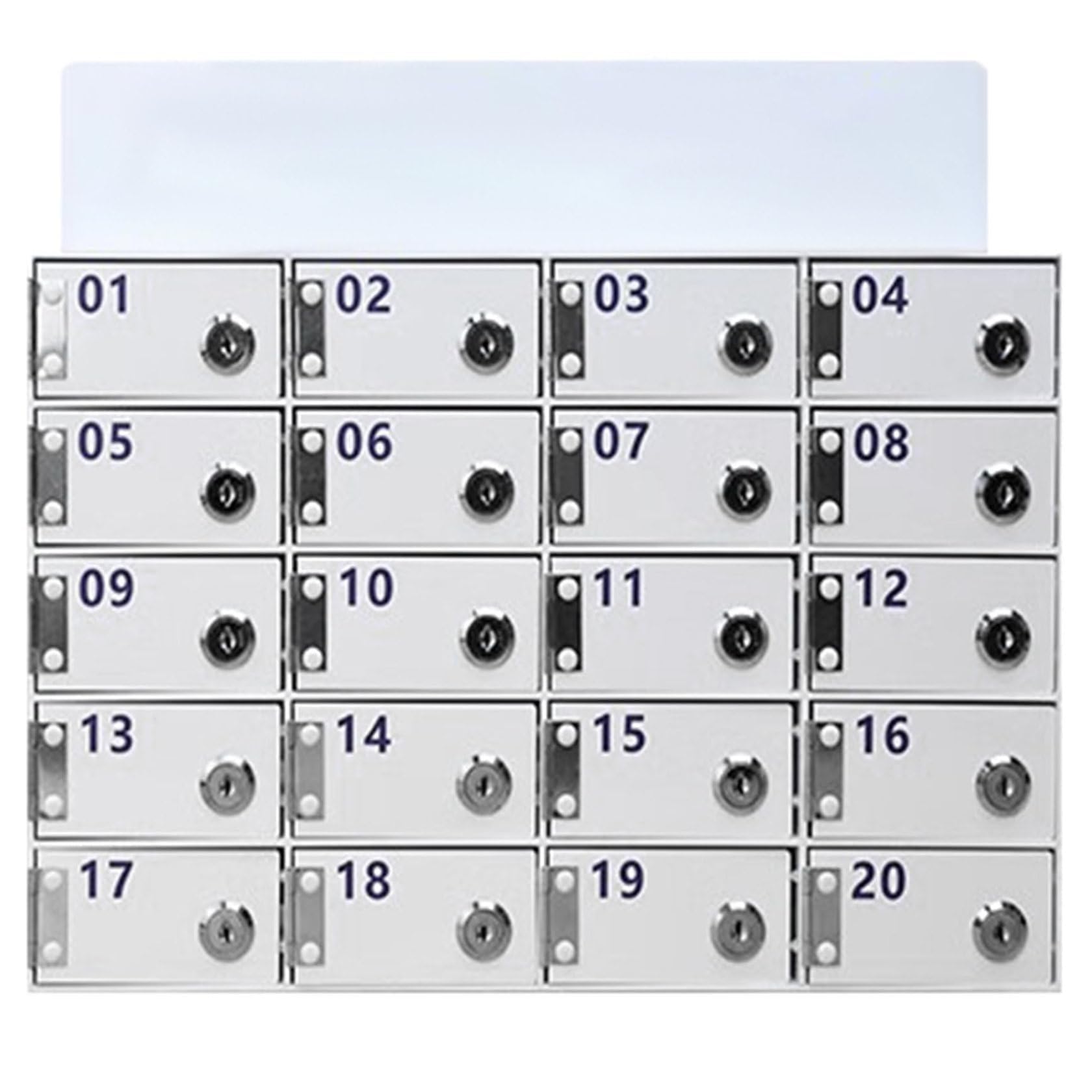 Caja de acrílico de 30 ranuras para teléfono, almacenamiento seguro montado en la pared para aula, oficina, gimnasio, eventos y conferencias, perfecto para organizar dispositivos de forma segura