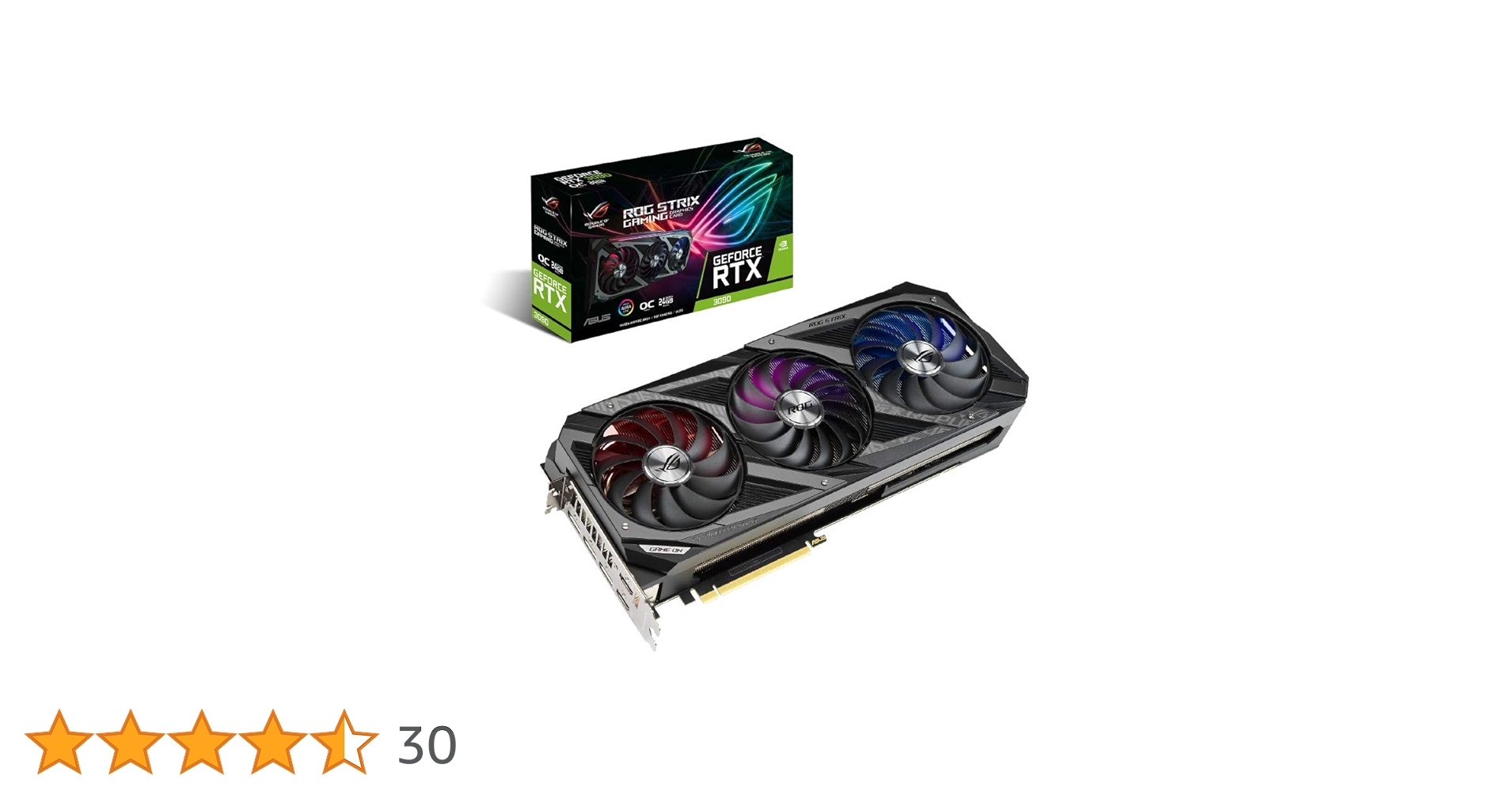 Amazon | ASUS NVIDIA GeForce RTX 3090 搭載 トリプルファン