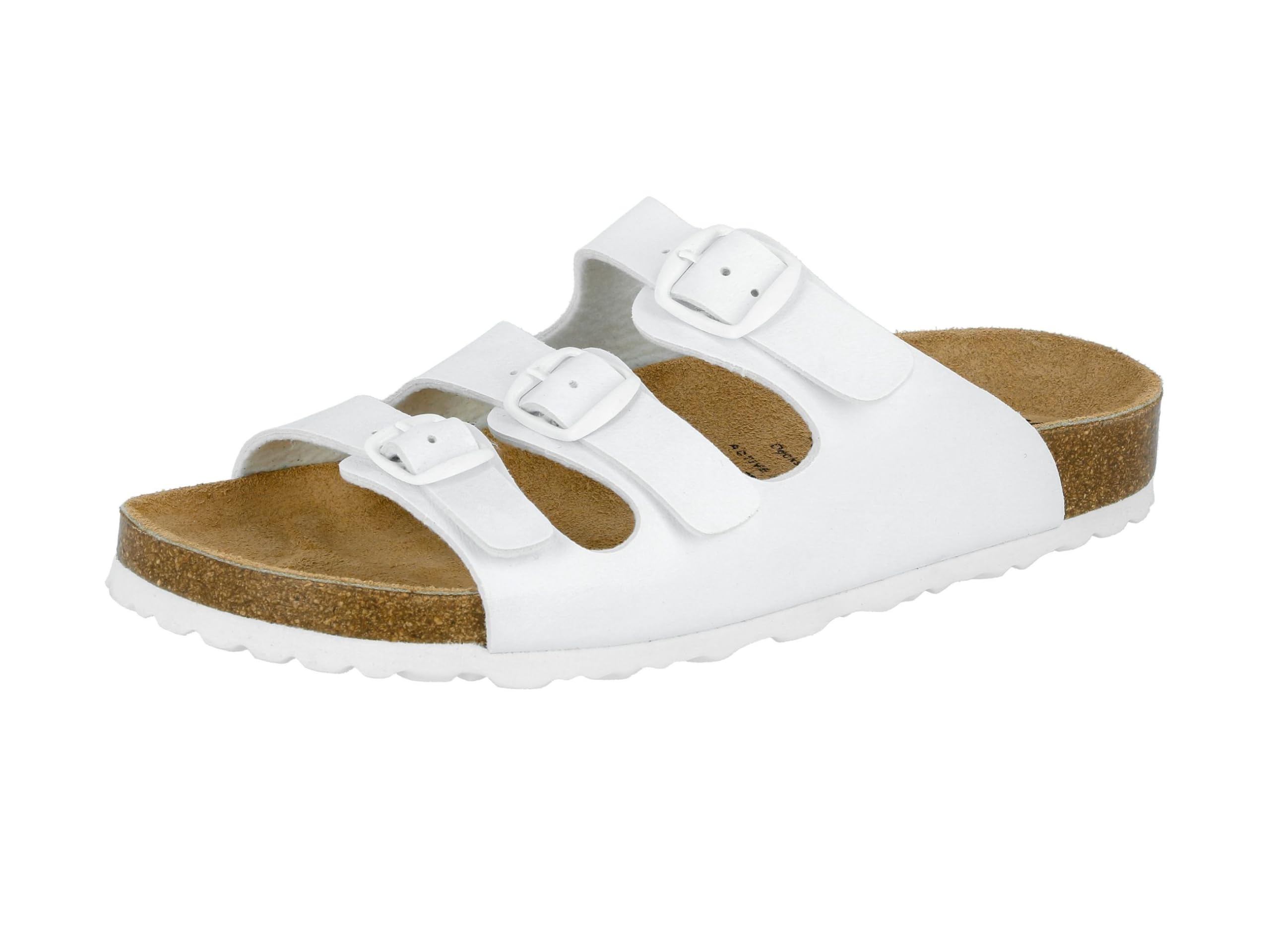 Lico Women's Bioline Classic Mules, White, 7 UK