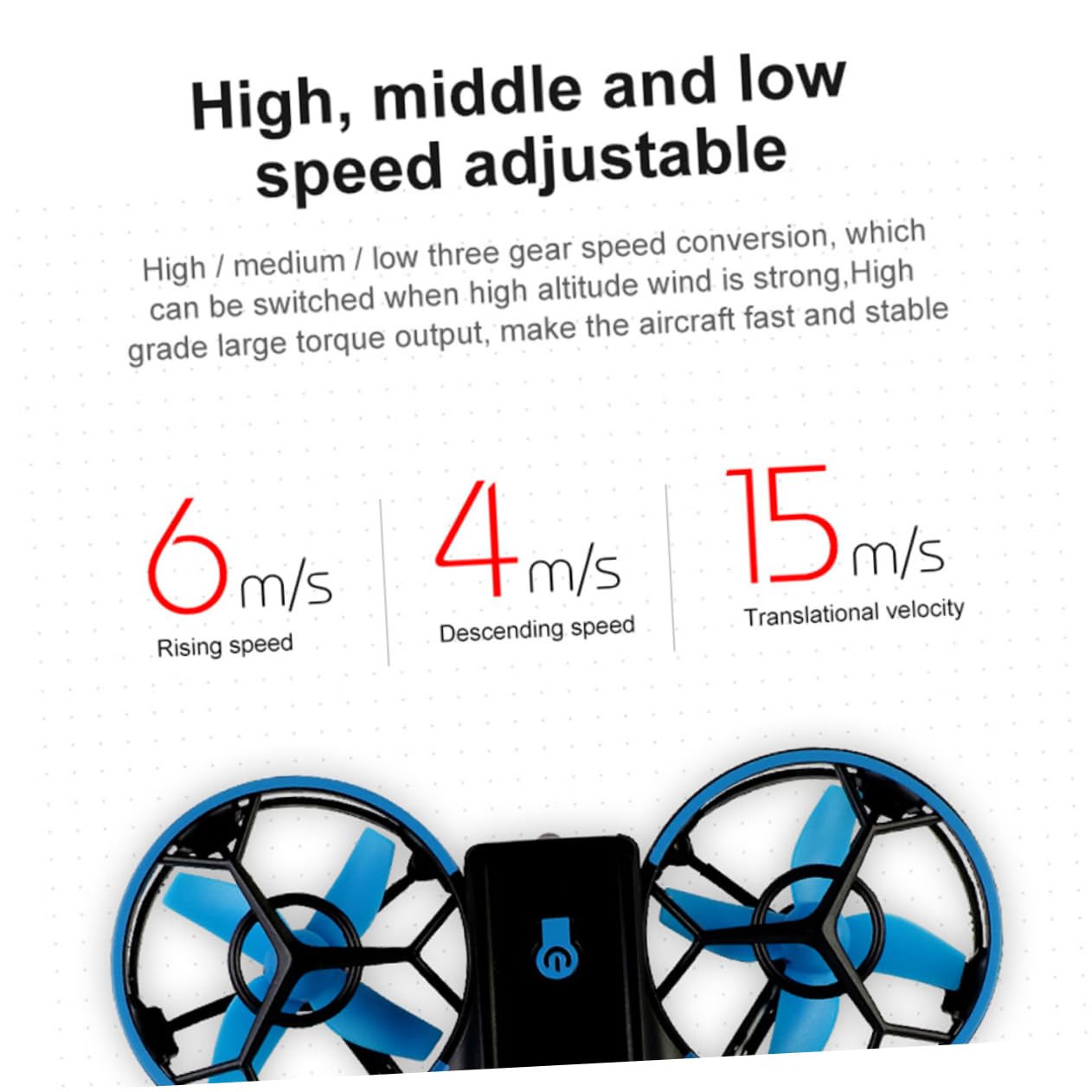 Toyvian 2pezzi Mini Quadcopter Drone Con Luce Di Navigazione Controllo Remoto Facile Da Usare Per Principianti Automatico e Stabilizzazione Include Batterie Giocattolo Elettronico Per